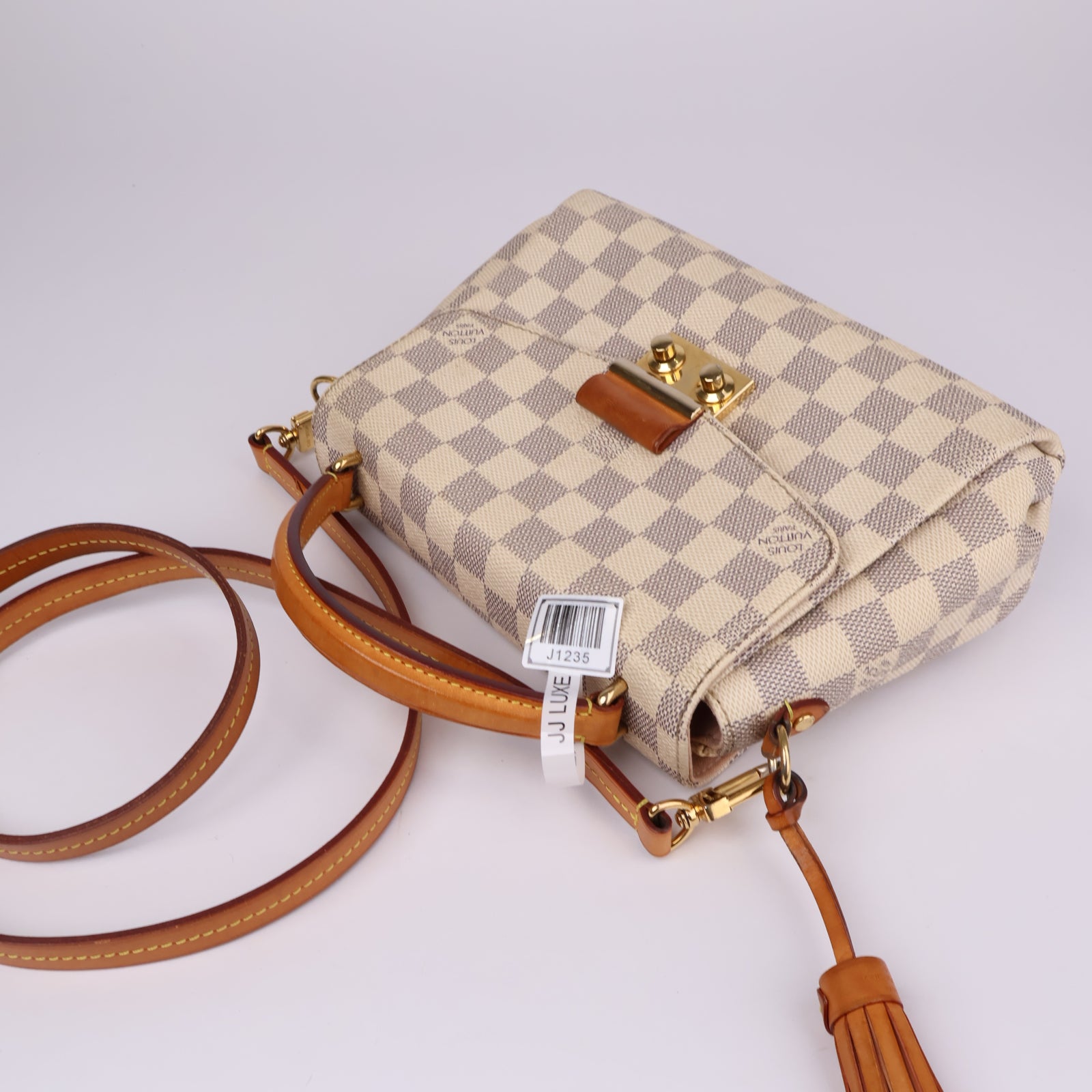 J1235-LOUIS VUITTON Croisette Damier Azur Canvas- Pre Owned