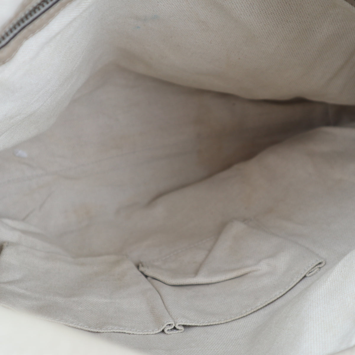 C2621 Gucci Tote Bag GG Canvas Hobo | Pre-Owned Very Good Brown GG monogram Canvas