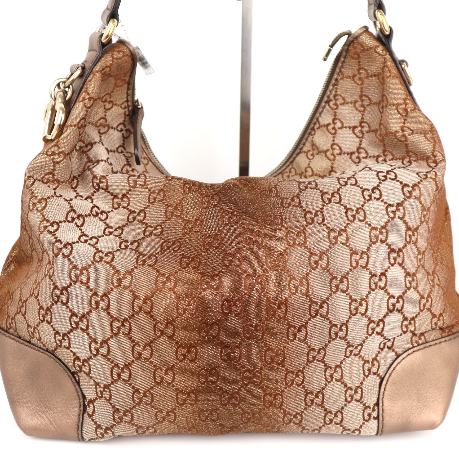 Gucci GG Lurex Heart Bit Hobo Shoulder Bag C1786 | Pre-Owned Very Good GG Lurex