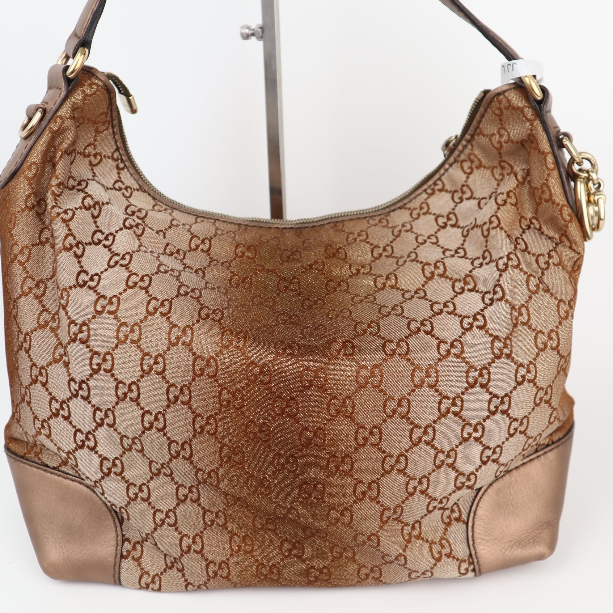 Gucci GG Lurex Heart Bit Hobo Shoulder Bag C1786 | Pre-Owned Very Good GG Lurex