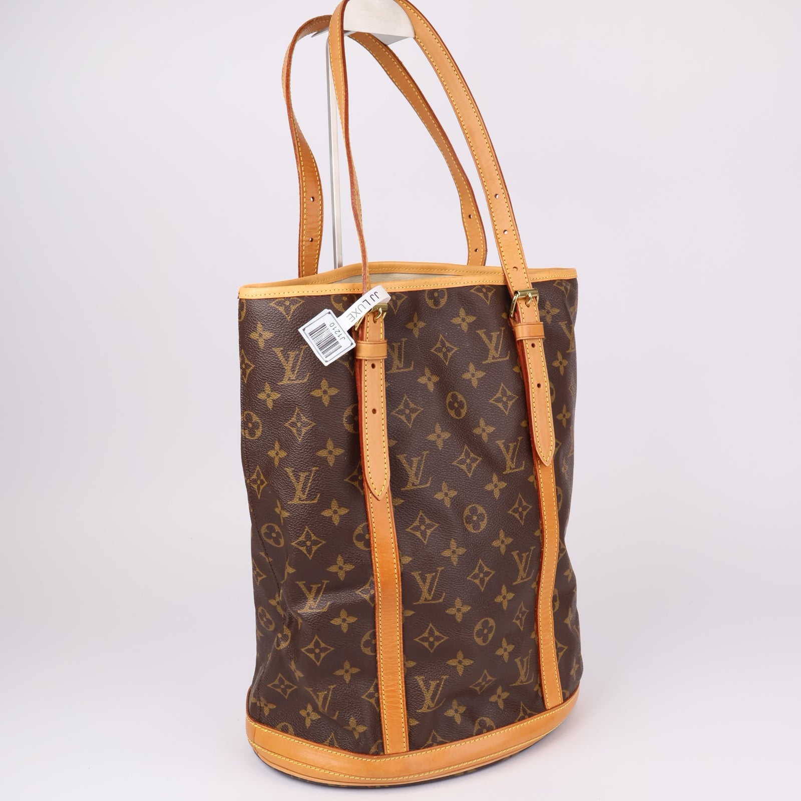 J1210-LOUIS VUITTON Monogram Canvas Large Bucket Bag W/O Accessories Pouch- Pre Owned