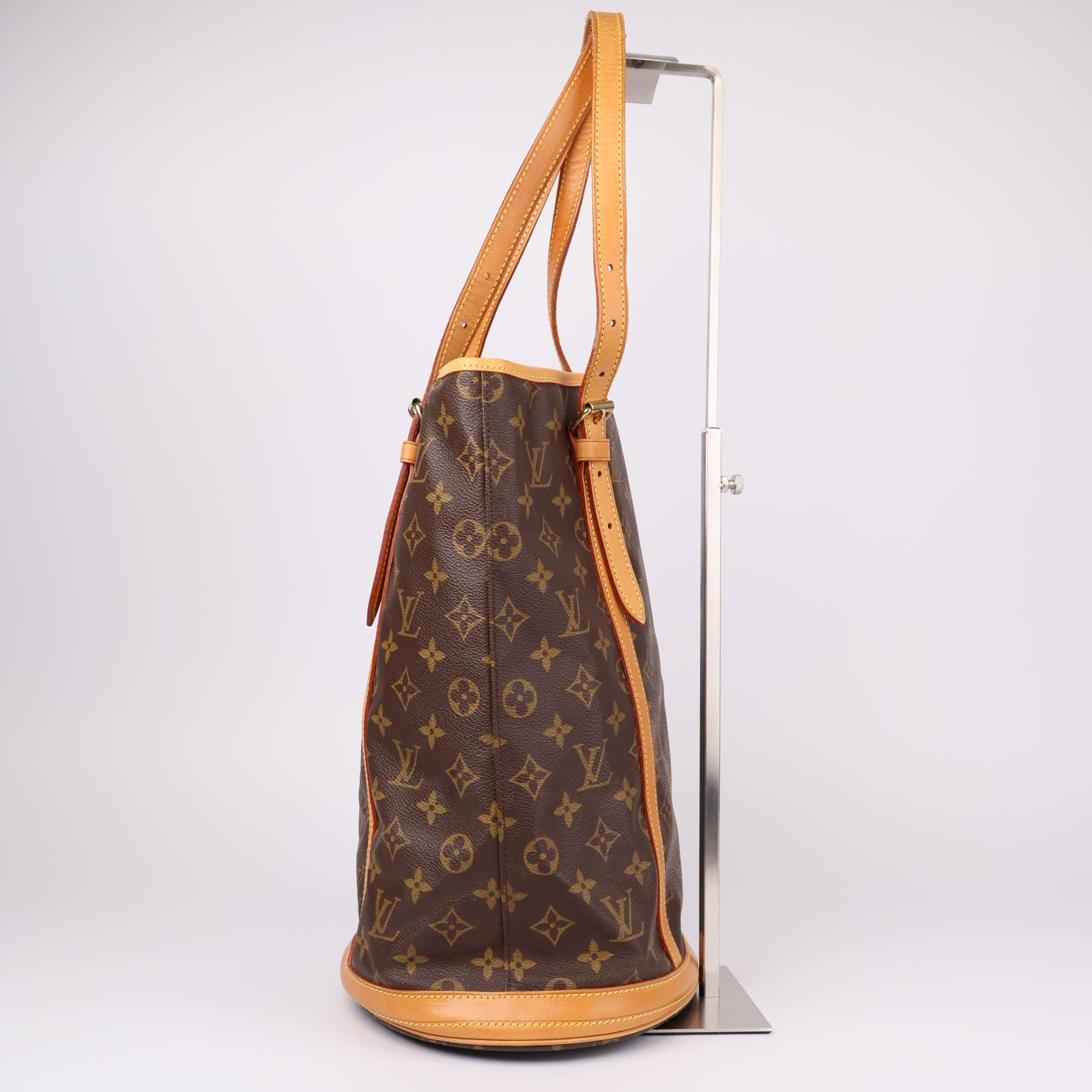 J1210-LOUIS VUITTON Monogram Canvas Large Bucket Bag W/O Accessories Pouch- Pre Owned