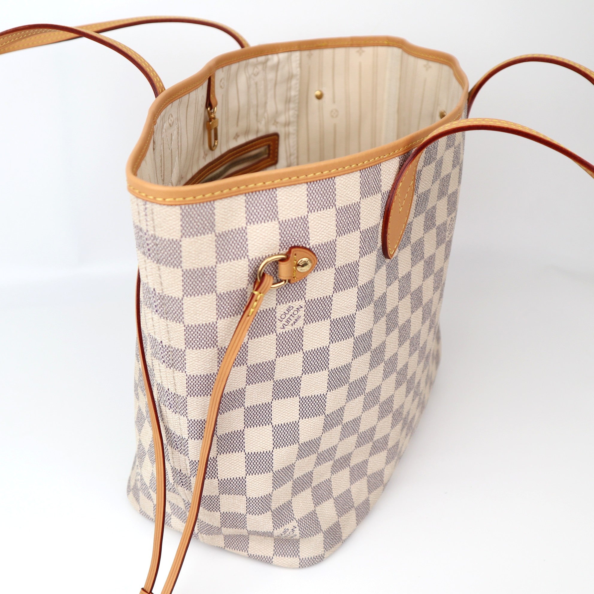 C1169 Louis Vuitton Damier Azur Neverfull MM-Pre Owned