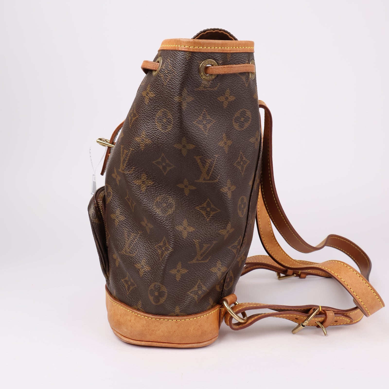 J1221-Louis Vuitton Montsouris Backpack in Brown- Pre Owned