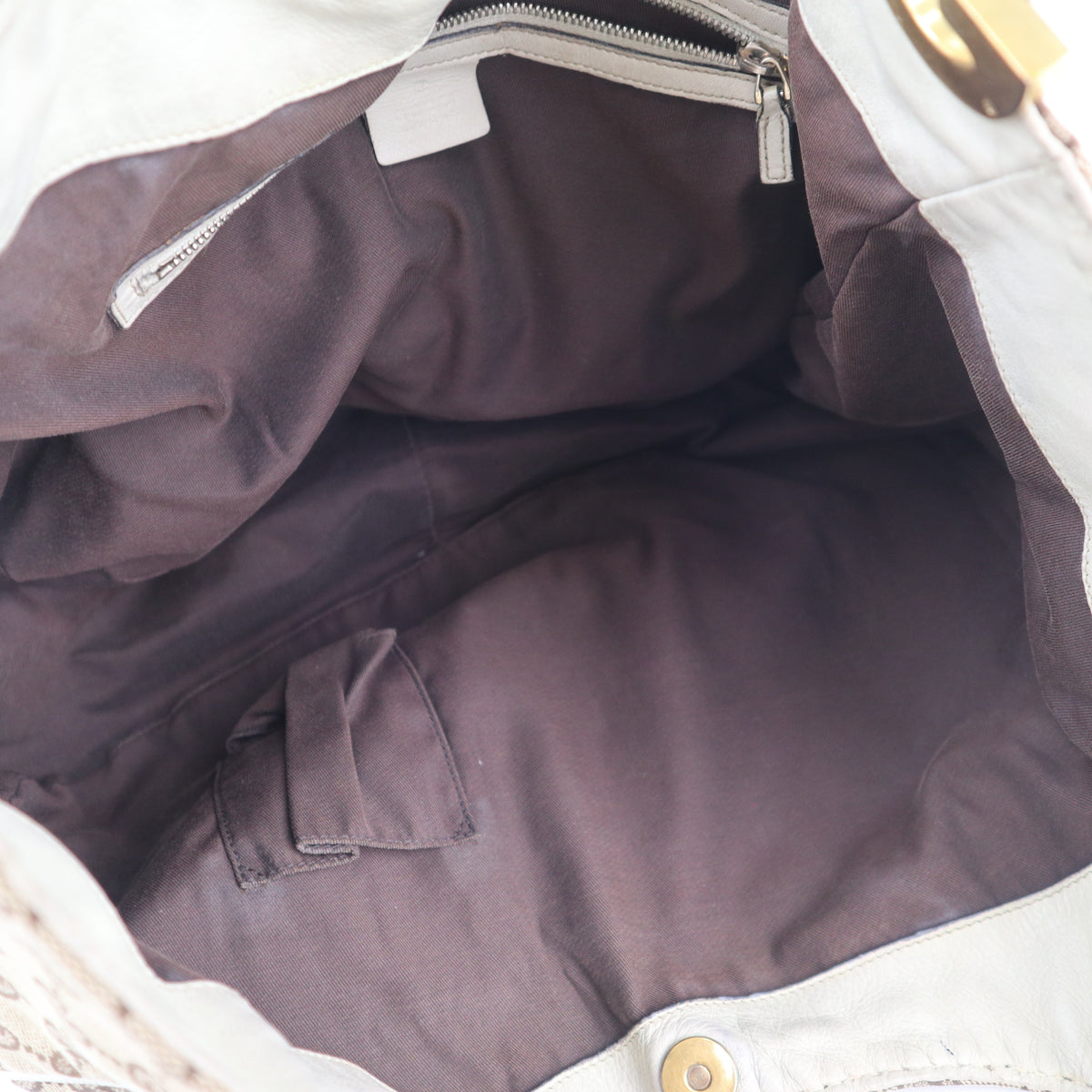 C2627 Gucci Tote Bag GG Canvas Charlotte | Pre-Owned Very Good Brown GG monogram Canvas