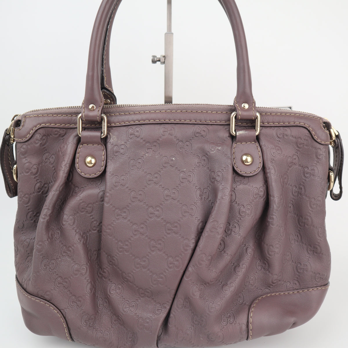 C2629# Gucci Shoulder Bag Guccissima Sukey 2-Way | Pre-Owned Excellent Brown Guccissima Leather