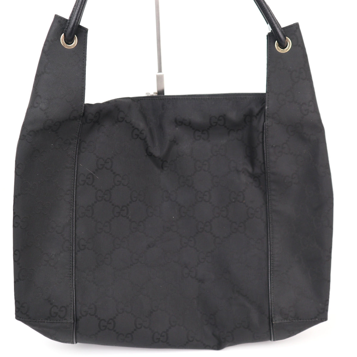 Gucci Black GG Monogram Hobo Shoulder Bag C1791 | Pre-Owned Very Good Black Monogram, GG Canvas