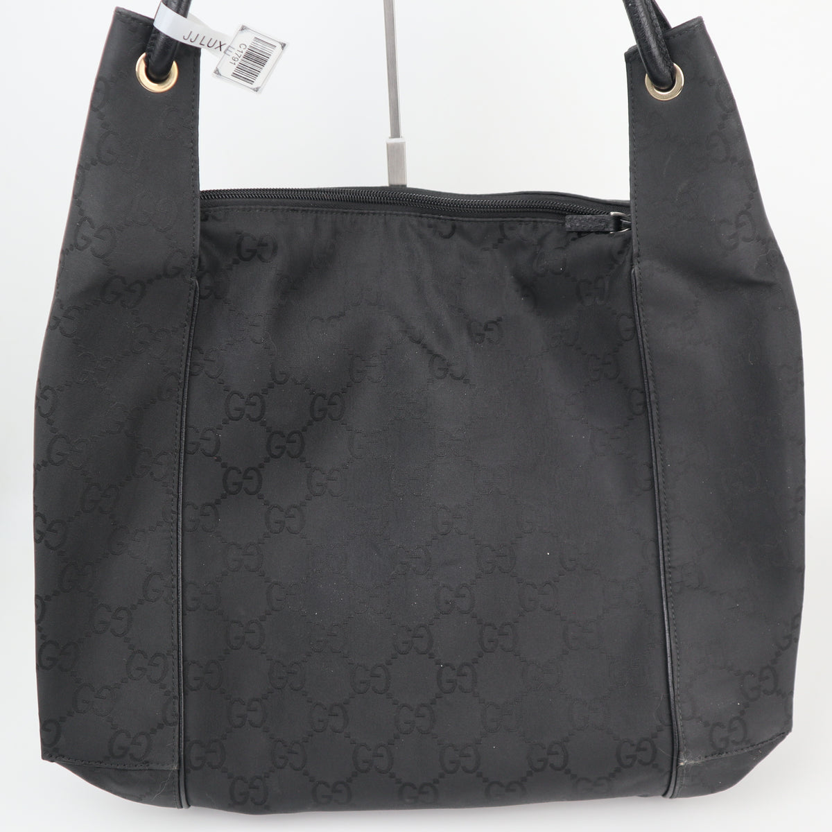 Gucci Black GG Monogram Hobo Shoulder Bag C1791 | Pre-Owned Very Good Black Monogram, GG Canvas