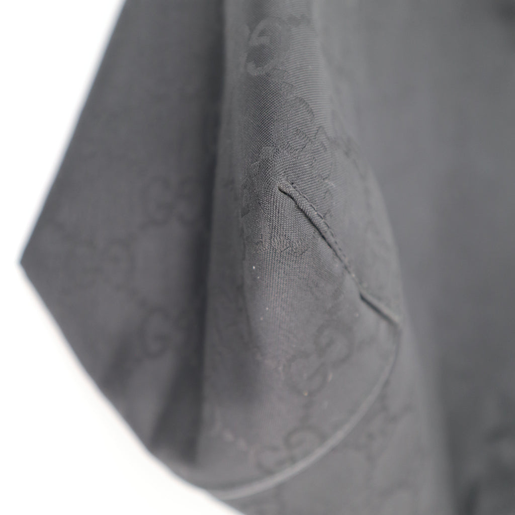 Gucci Black GG Monogram Hobo Shoulder Bag C1791 | Pre-Owned Very Good Black Monogram, GG Canvas