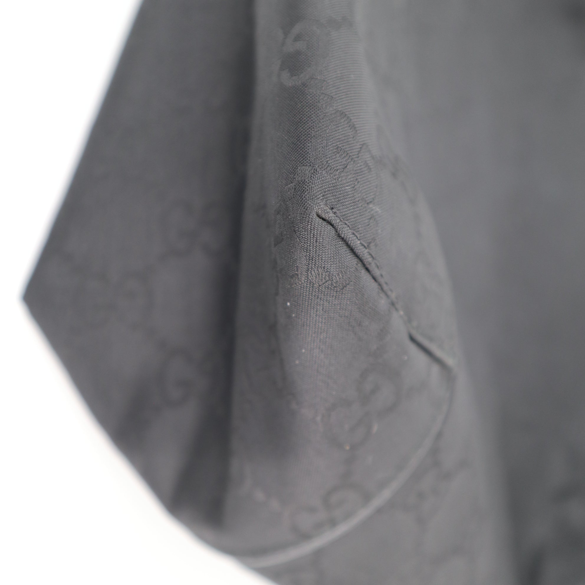 Gucci Black GG Monogram Hobo Shoulder Bag C1791 | Pre-Owned Very Good Black Monogram, GG Canvas