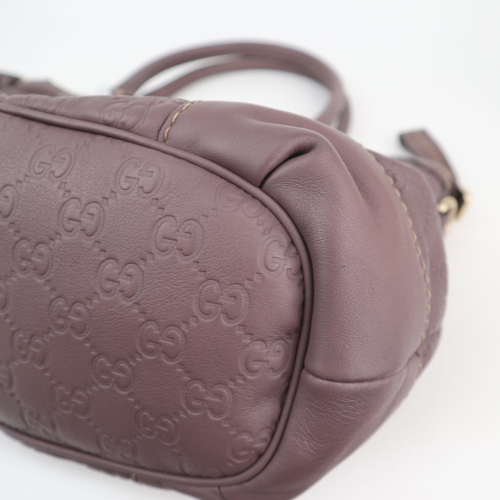C2629# Gucci Shoulder Bag Guccissima Sukey 2-Way | Pre-Owned Excellent Brown Guccissima Leather