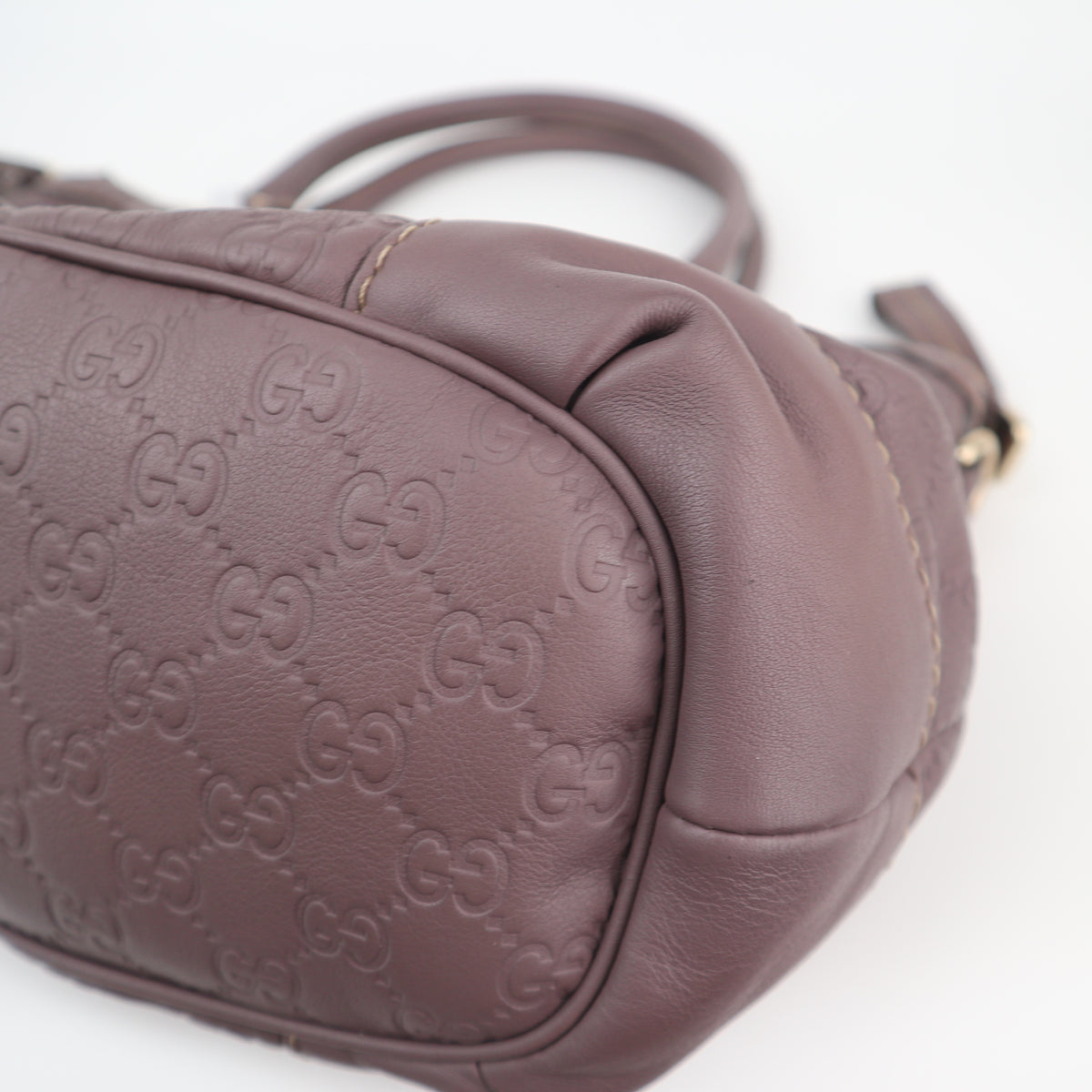 C2629# Gucci Shoulder Bag Guccissima Sukey 2-Way | Pre-Owned Excellent Brown Guccissima Leather
