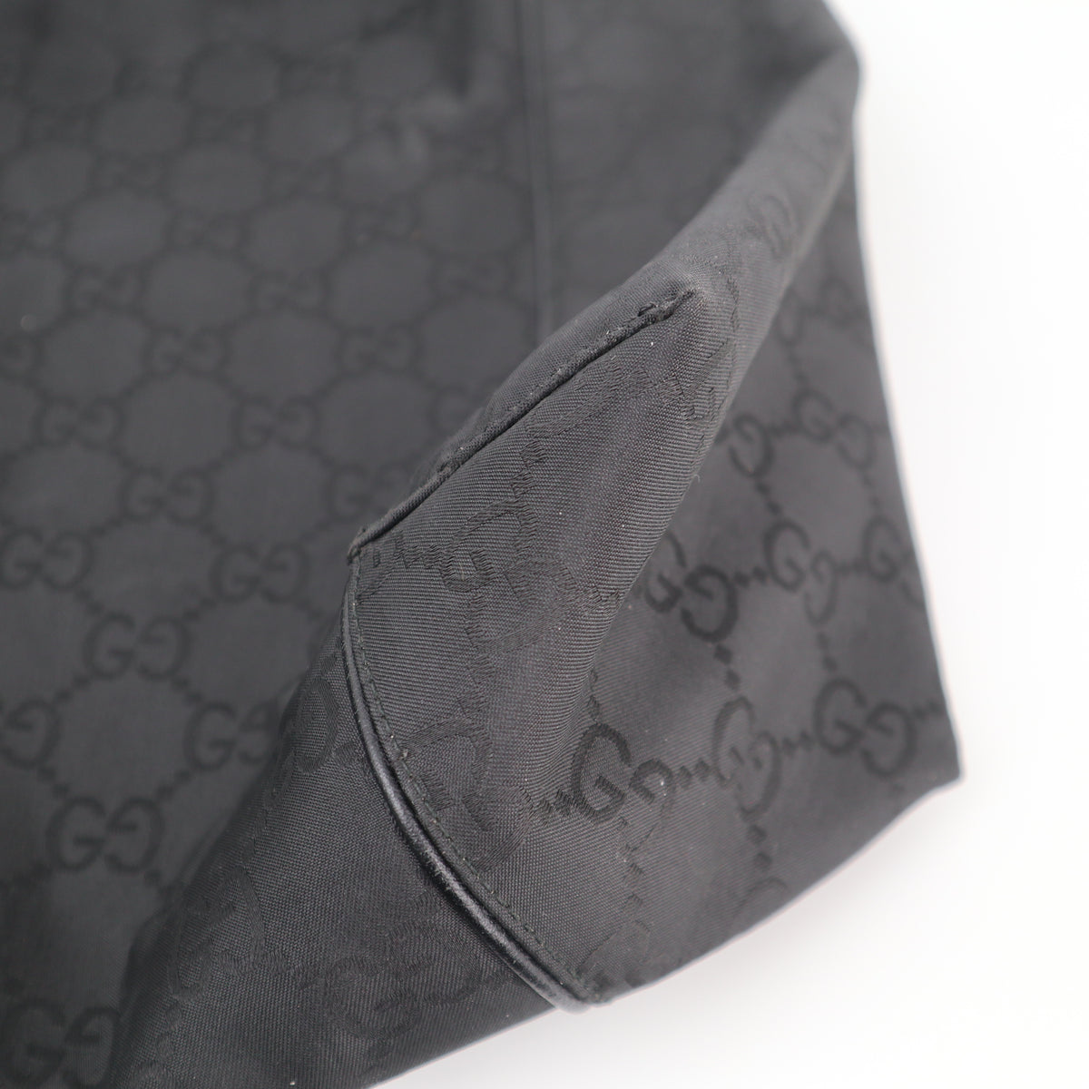 Gucci Black GG Monogram Hobo Shoulder Bag C1791 | Pre-Owned Very Good Black Monogram, GG Canvas