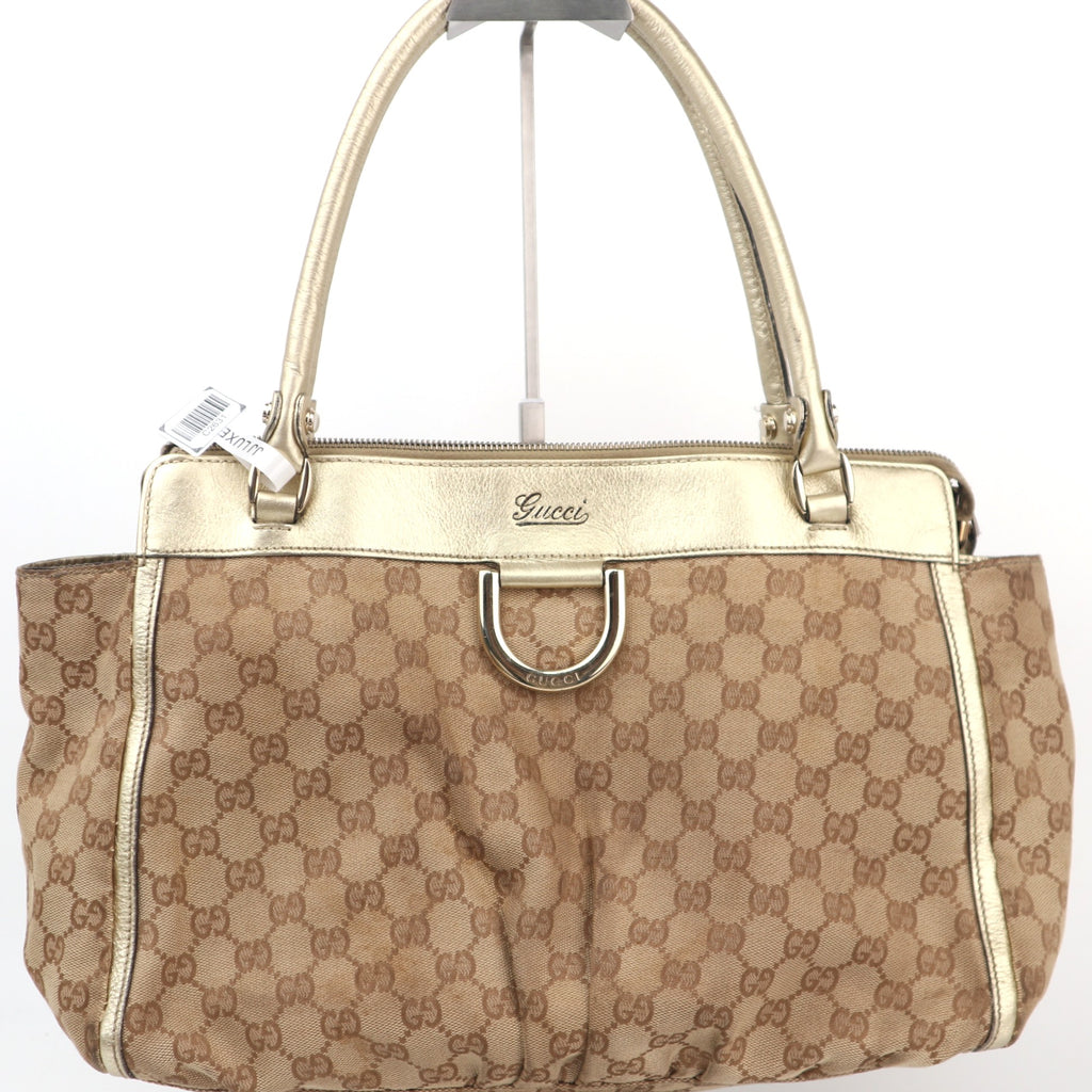 C2631 Gucci Tote Bag Abbey D-Ring | Pre-Owned Very Good Leather