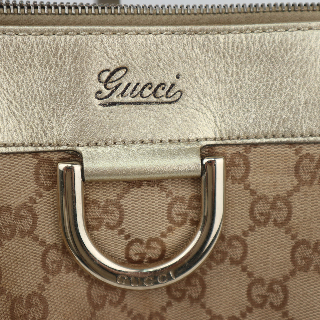 C2631 Gucci Tote Bag Abbey D-Ring | Pre-Owned Very Good Leather
