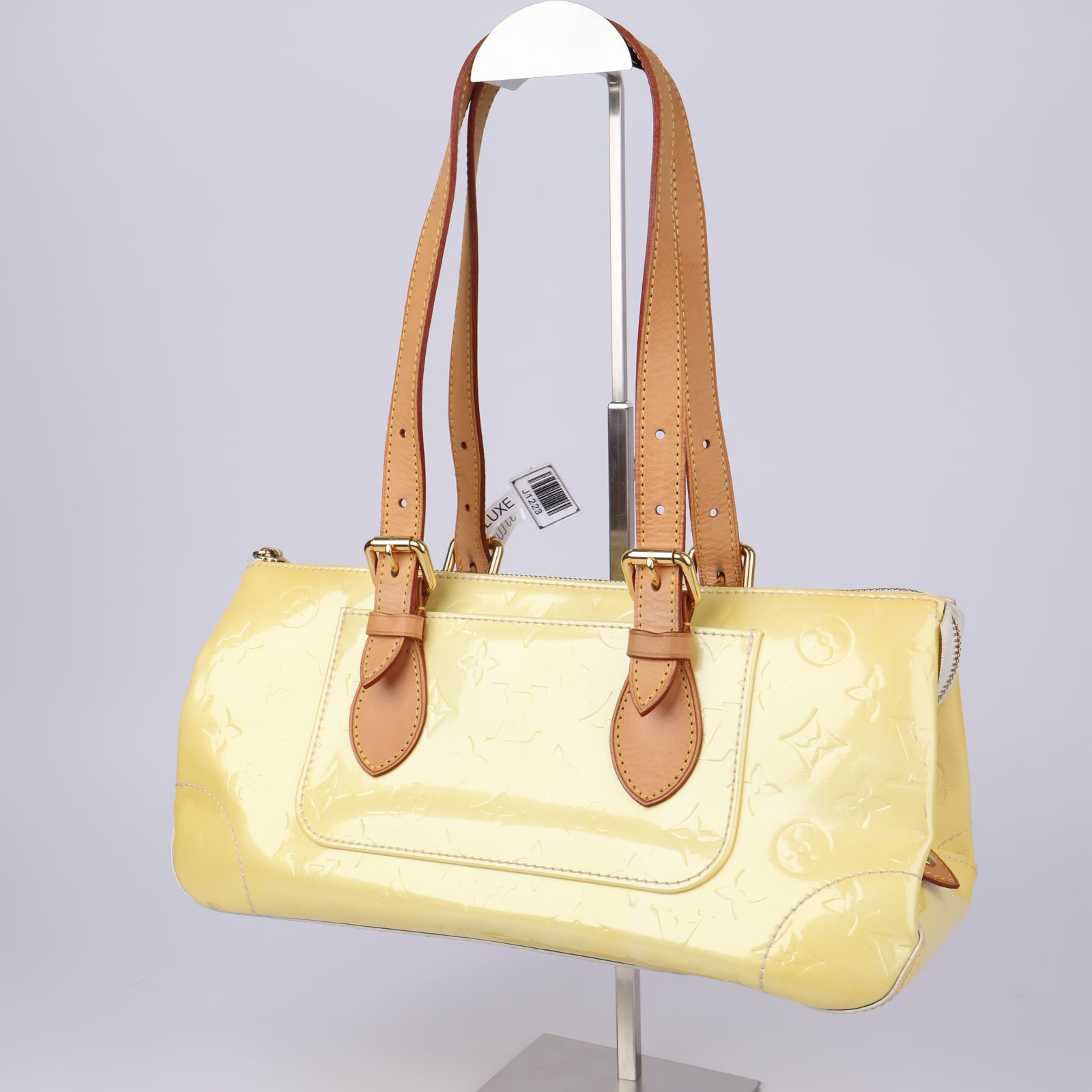 J1223-LOUIS VUITTON Perle Monogram Vernis Rosewood Bag- Pre Owned