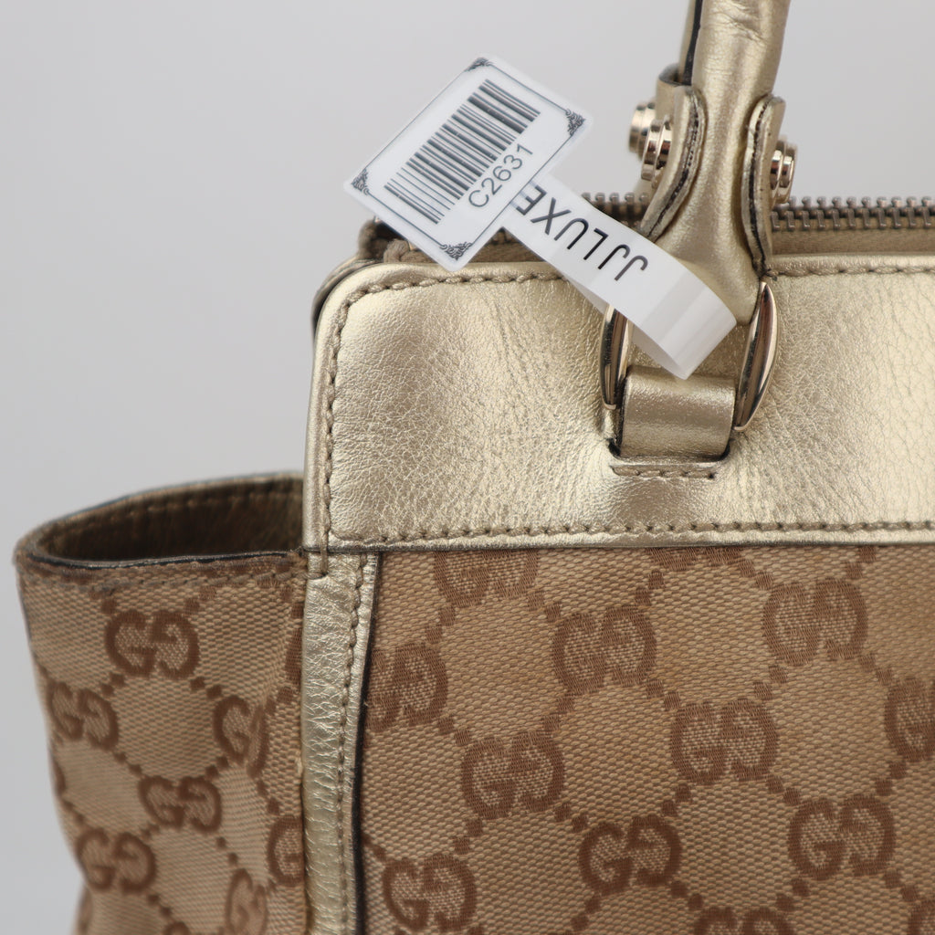 C2631 Gucci Tote Bag Abbey D-Ring | Pre-Owned Very Good Leather