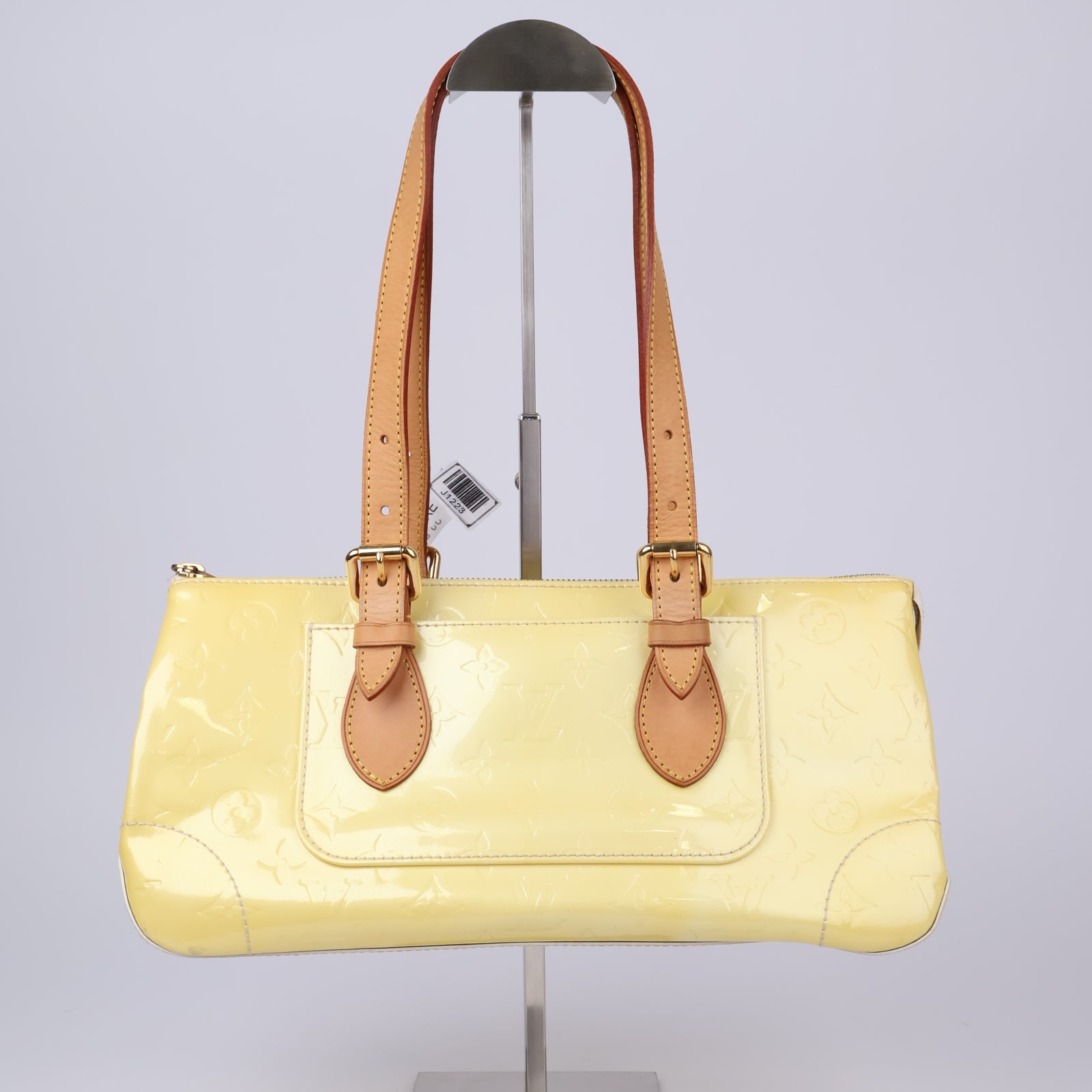 J1223-LOUIS VUITTON Perle Monogram Vernis Rosewood Bag- Pre Owned