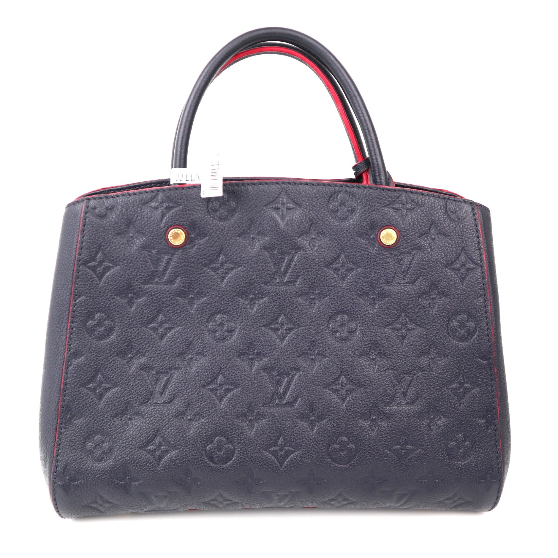 C1174 Louis Vuitton Montaigne Handbag Monogram Empreinte Leather MM satchel- Pre Owned