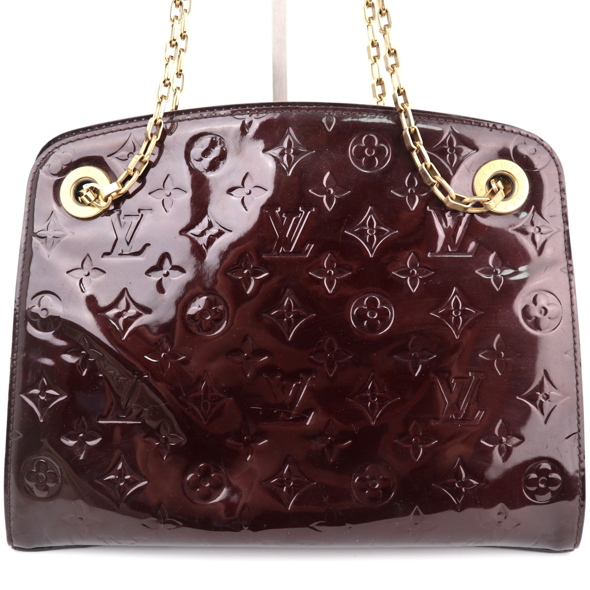 Louis Vuitton Monogram Vernis Virginia Shoulder Bag C1794 | Pre-Owned Very Good Brown Monogram, Vernis Canvas, Leather