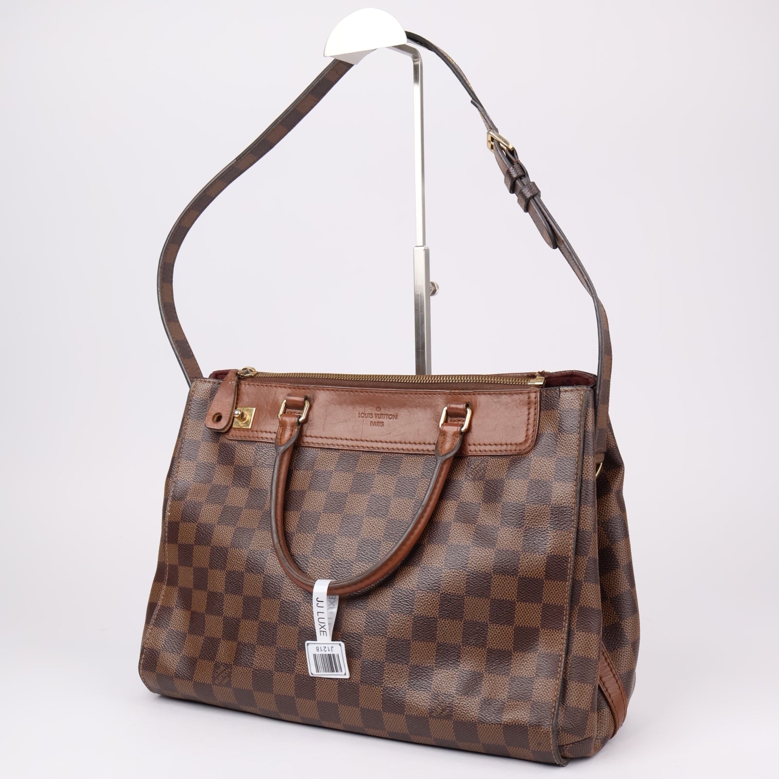 J1218-Louis Vuitton Damier Ebene Greenwich Bag-- Pre Owned