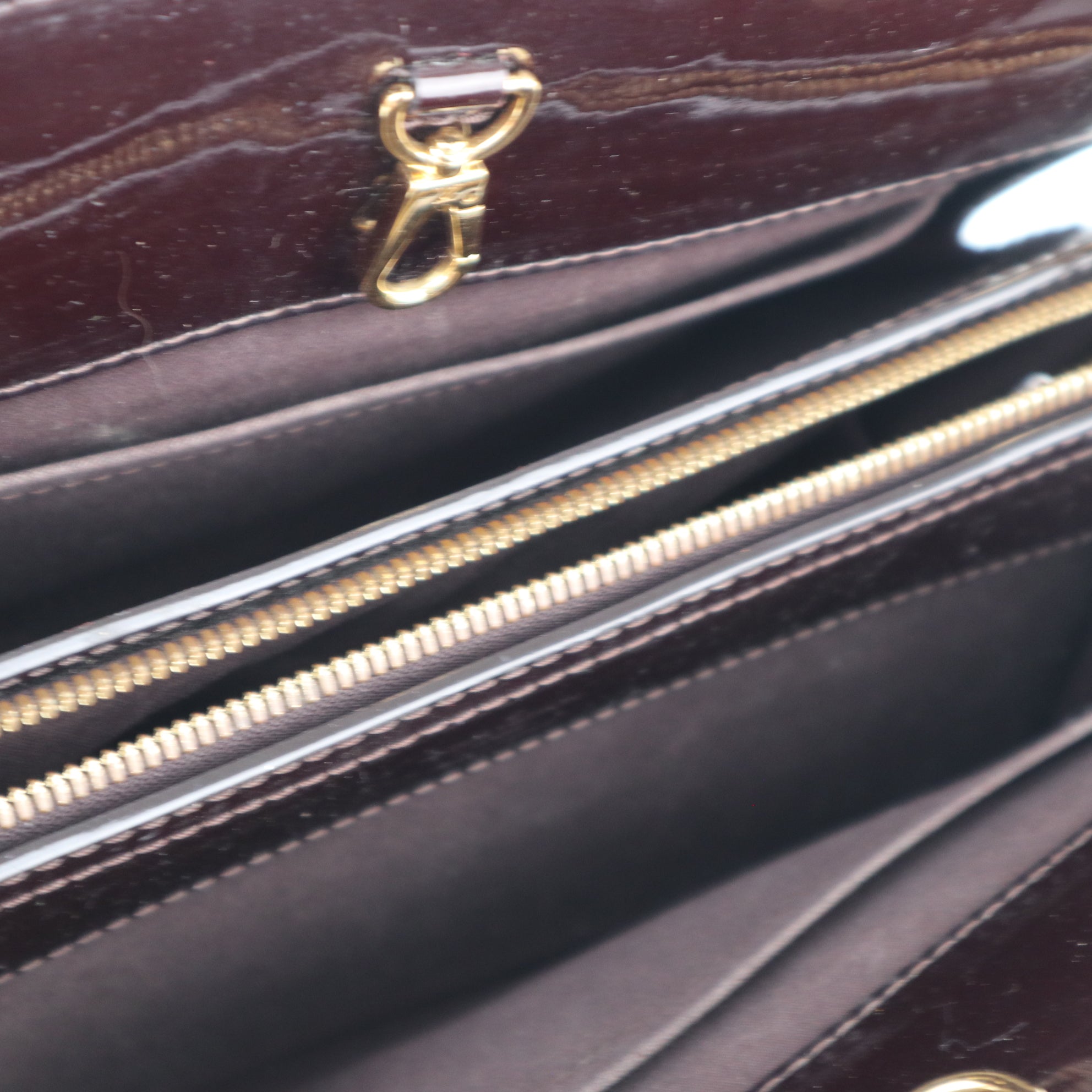 Louis Vuitton Monogram Vernis Virginia Shoulder Bag C1794 | Pre-Owned Very Good Brown Monogram, Vernis Canvas, Leather