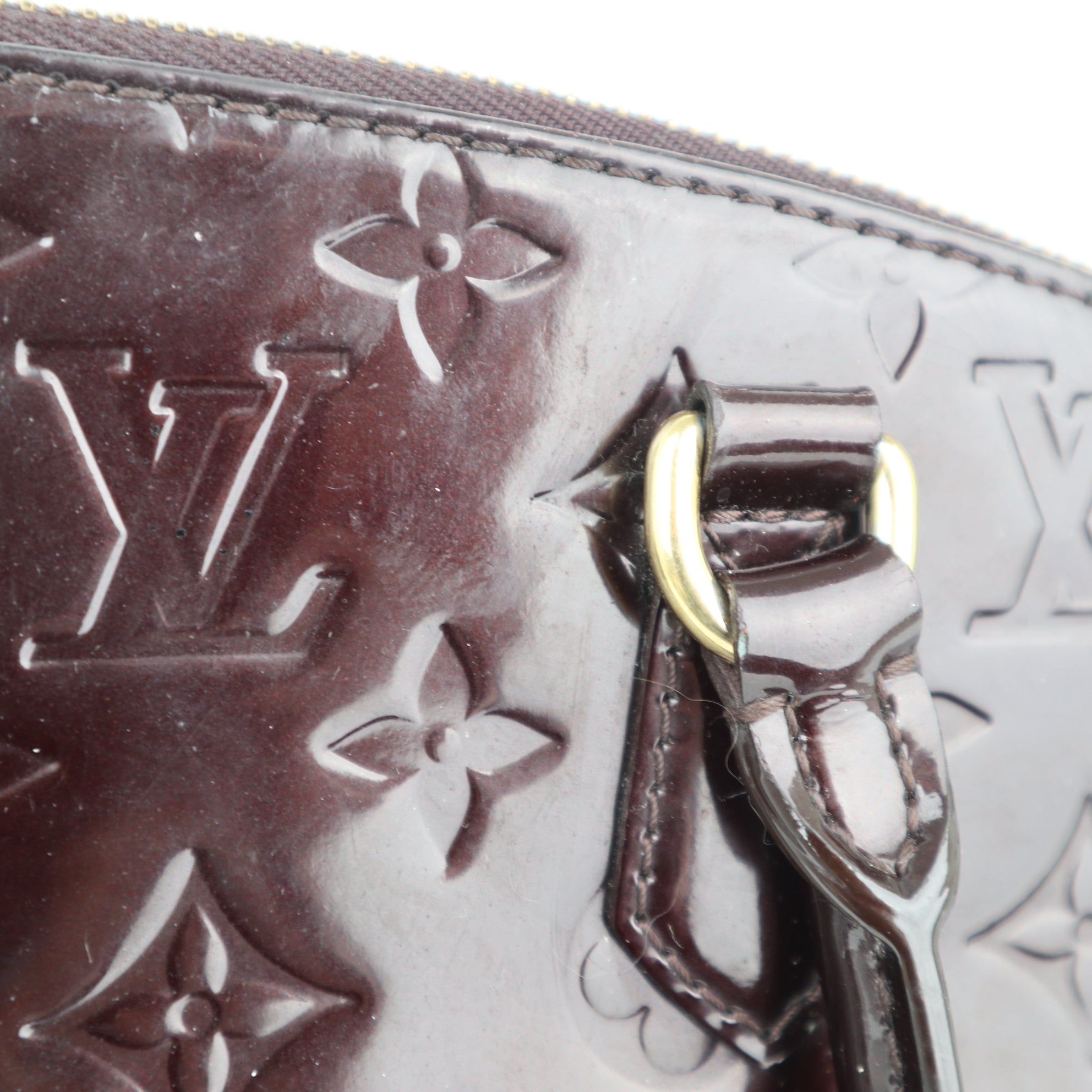 Louis Vuitton Monogram Vernis Sherwood Shoulder Bag C1795 | Pre-Owned Very Good Brown Monogram, Vernis Canvas, Leather