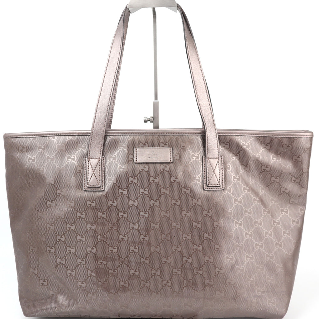 C2635 Gucci Tote Bag GG Imprimé PVC Medium light purple | Pre-Owned Very Good Light Purple GG monogram PVC, Canvas