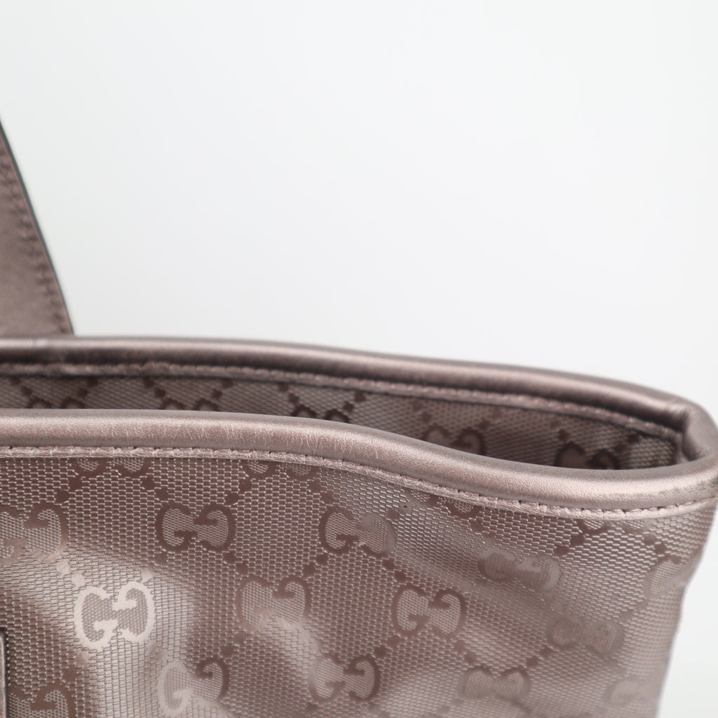 C2635 Gucci Tote Bag GG Imprimé PVC Medium light purple | Pre-Owned Very Good Light Purple GG monogram PVC, Canvas