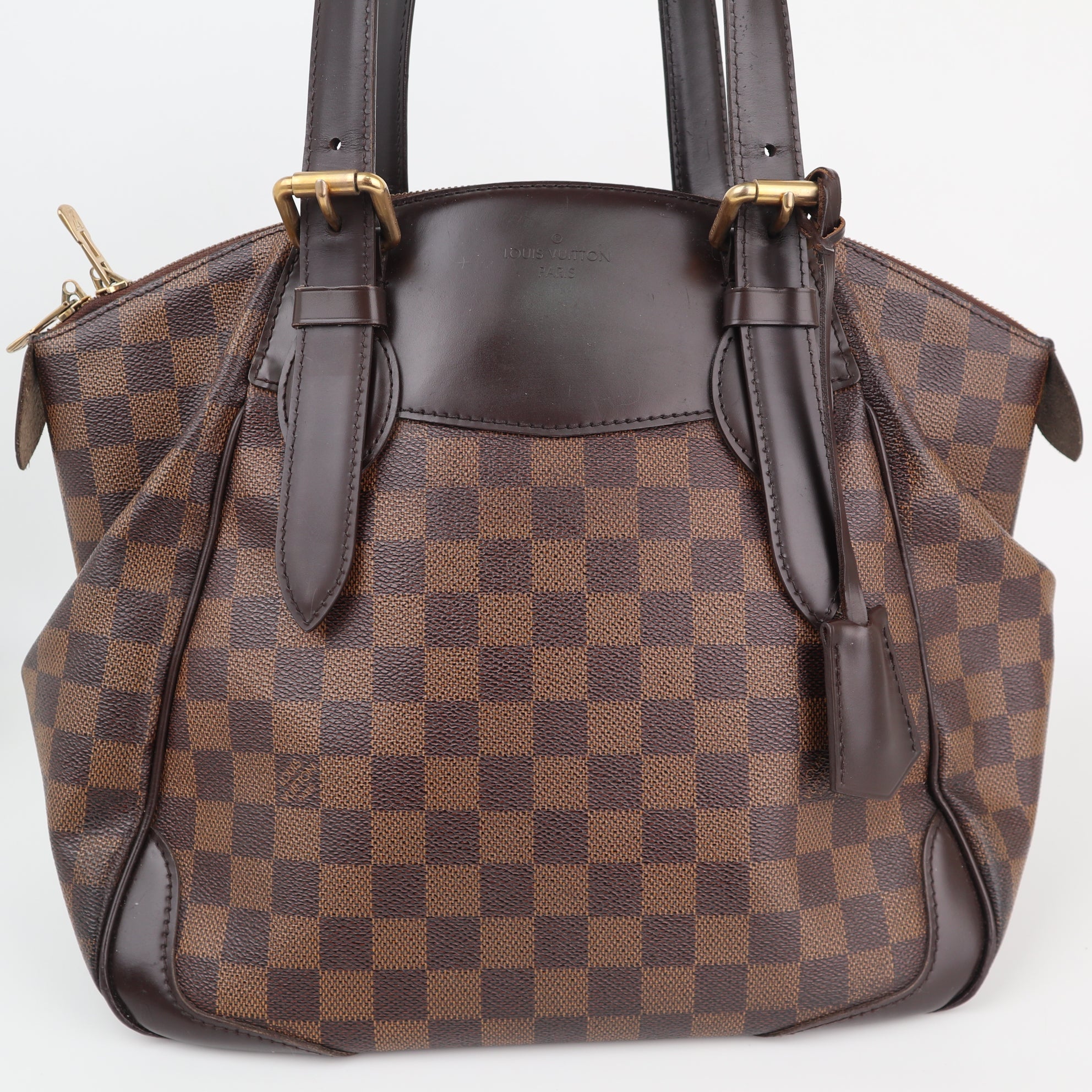 Louis Vuitton Damier Ebene Verona MM Shoulder Bag C1796 | Pre-Owned Very Good Brown Damier Ebene Canvas