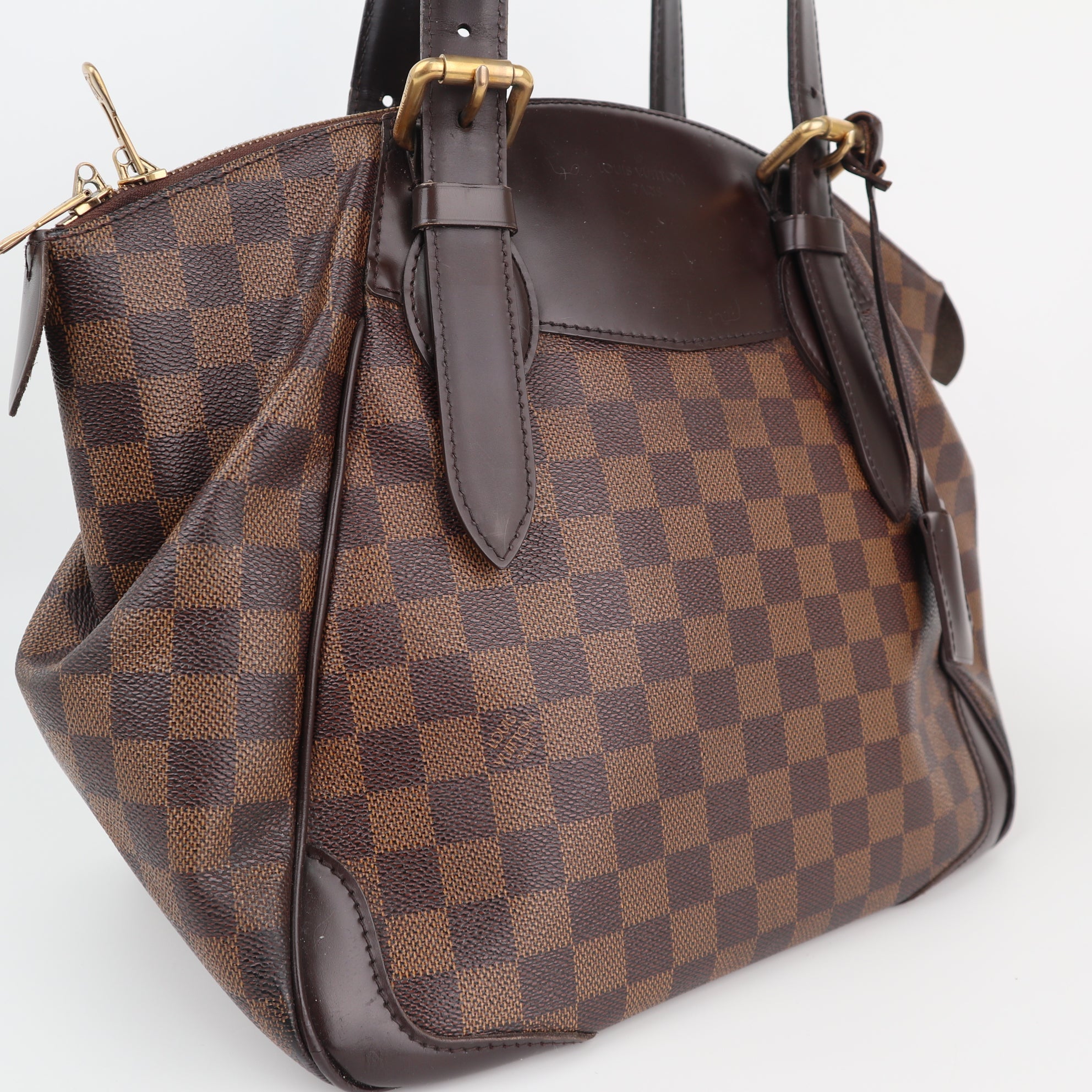 Louis Vuitton Damier Ebene Verona MM Shoulder Bag C1796 | Pre-Owned Very Good Brown Damier Ebene Canvas