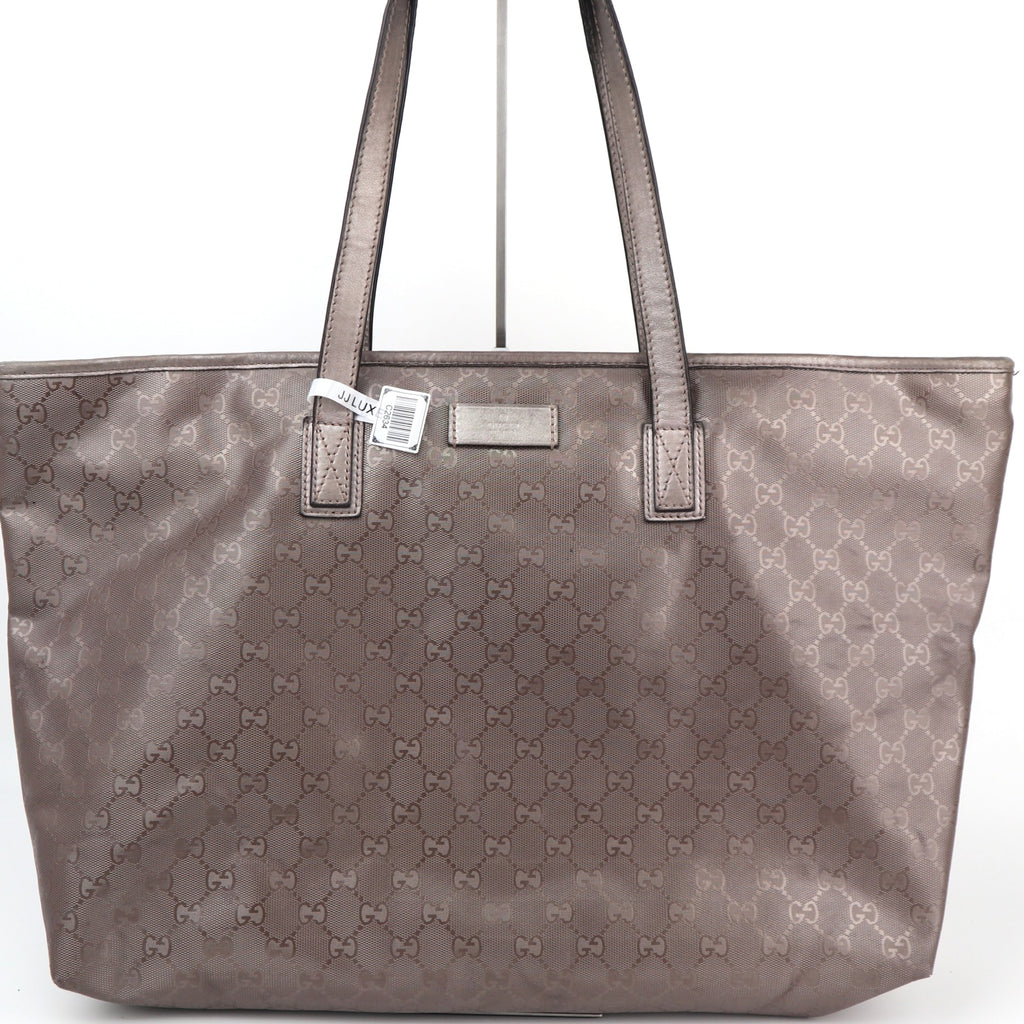 C2634 Gucci Tote Bag GG Imprimé PVC Large light purple | Pre-Owned Very Good Light Purple GG monogram PVC, Canvas