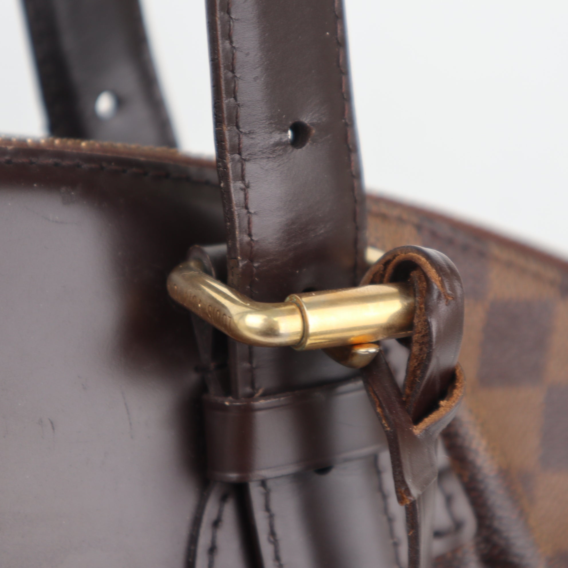 Louis Vuitton Damier Ebene Verona MM Shoulder Bag C1796 | Pre-Owned Very Good Brown Damier Ebene Canvas