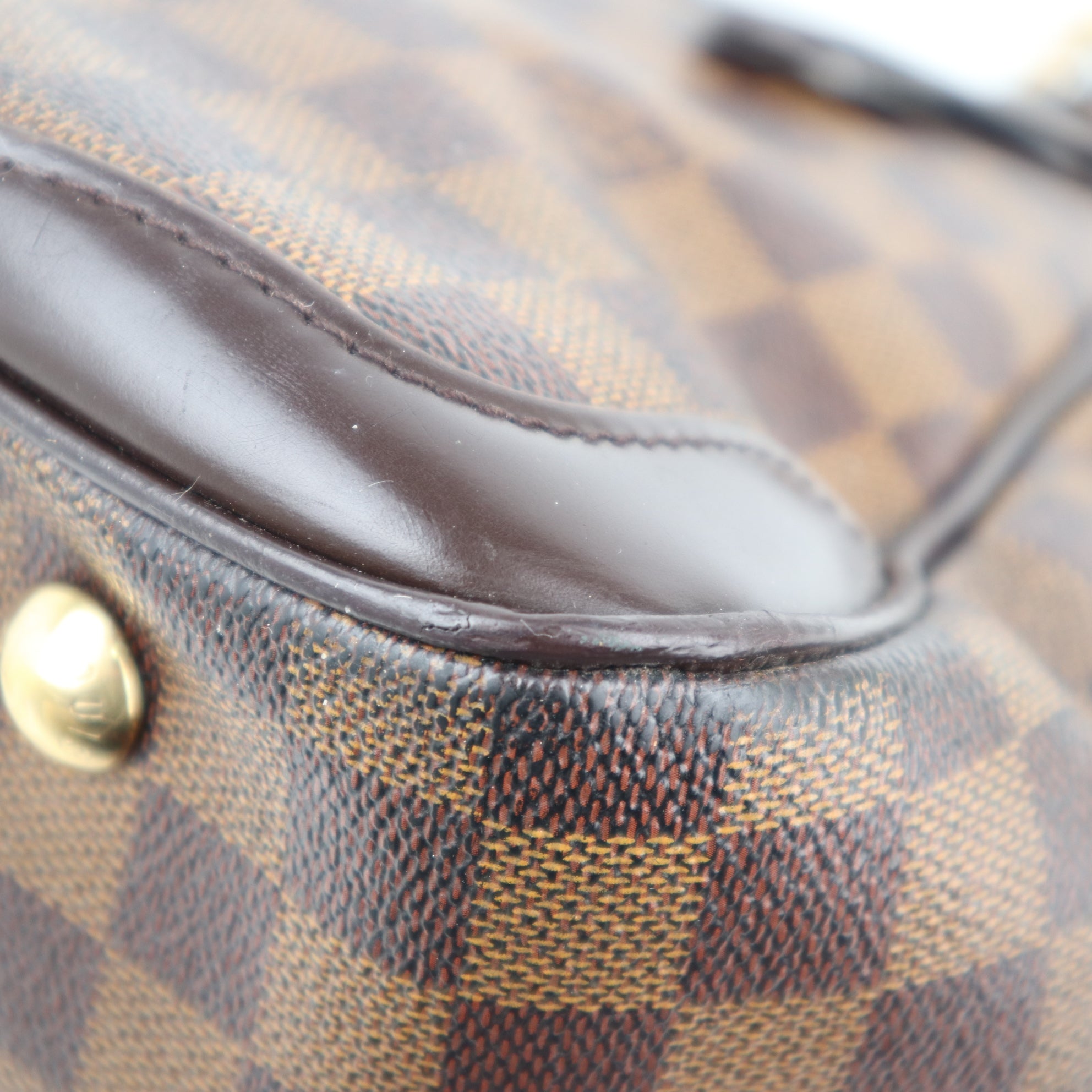 Louis Vuitton Damier Ebene Verona MM Shoulder Bag C1796 | Pre-Owned Very Good Brown Damier Ebene Canvas