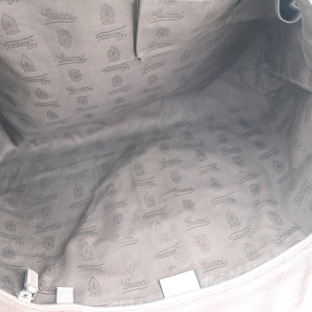 C2634 Gucci Tote Bag GG Imprimé PVC Large light purple | Pre-Owned Very Good Light Purple GG monogram PVC, Canvas