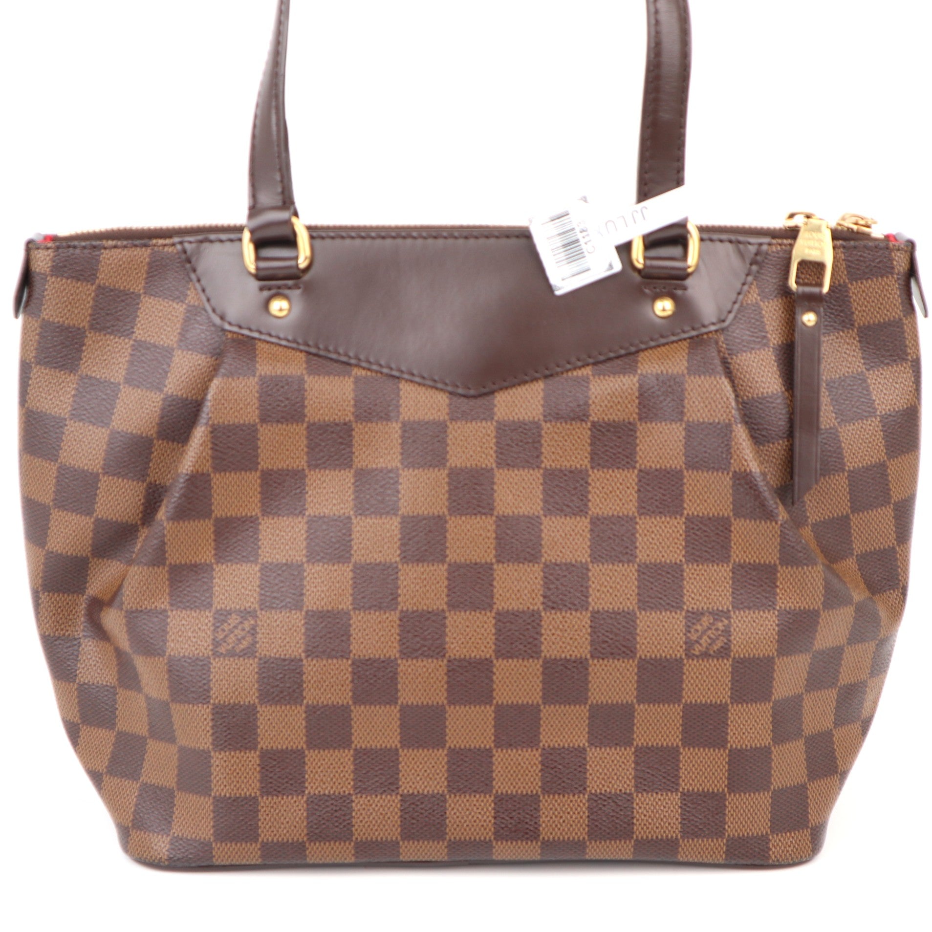 C1183 Louis Vuitton Damier Ebene Canvas Westminster PM Bag-Pre Owned