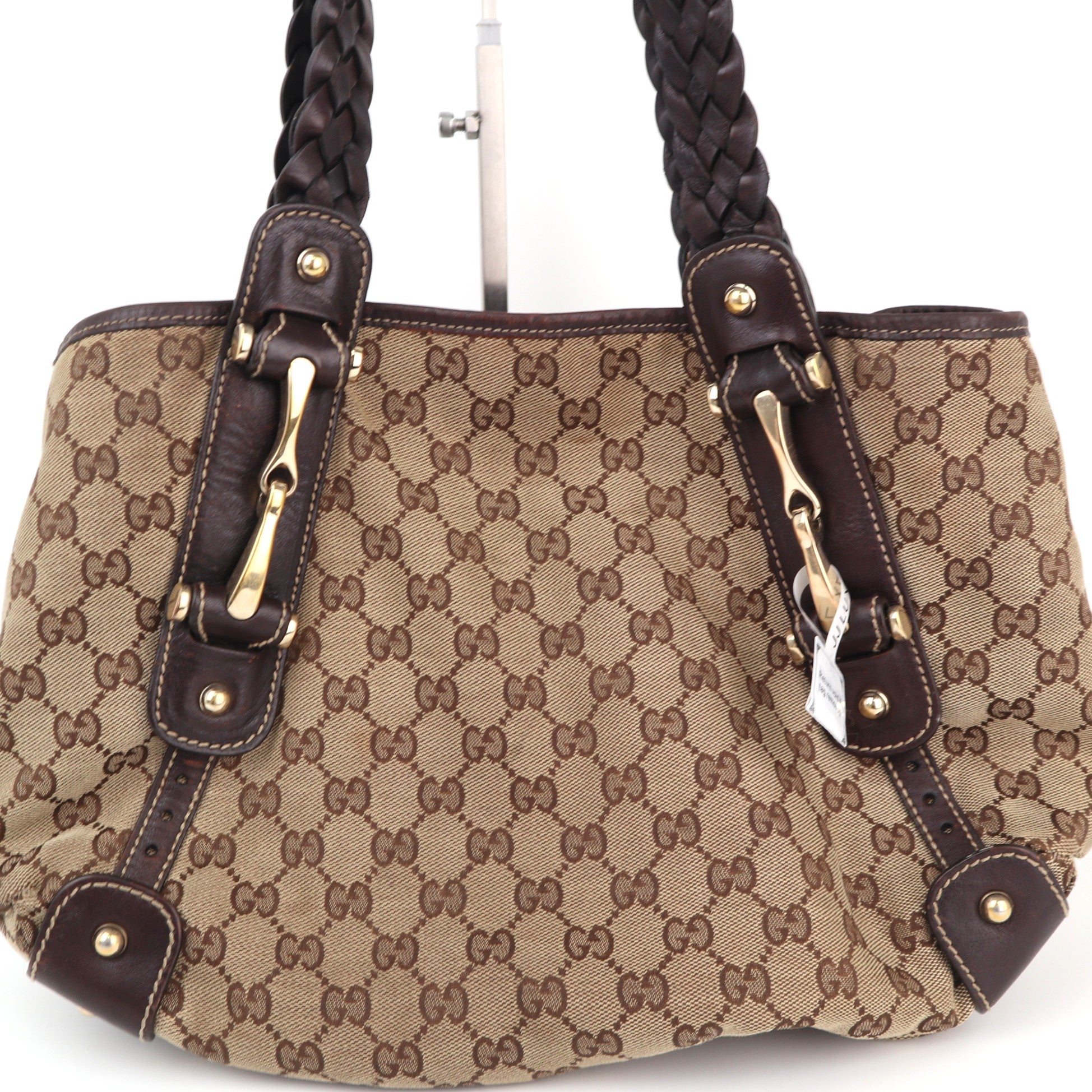 Gucci GG Canvas Pelham Shoulder Bag C1799 | Pre-Owned Very Good Brown GG Canvas