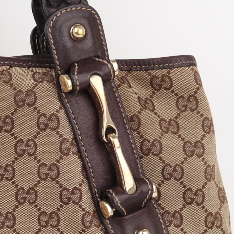 Gucci GG Canvas Pelham Shoulder Bag C1799 | Pre-Owned Very Good Brown GG Canvas
