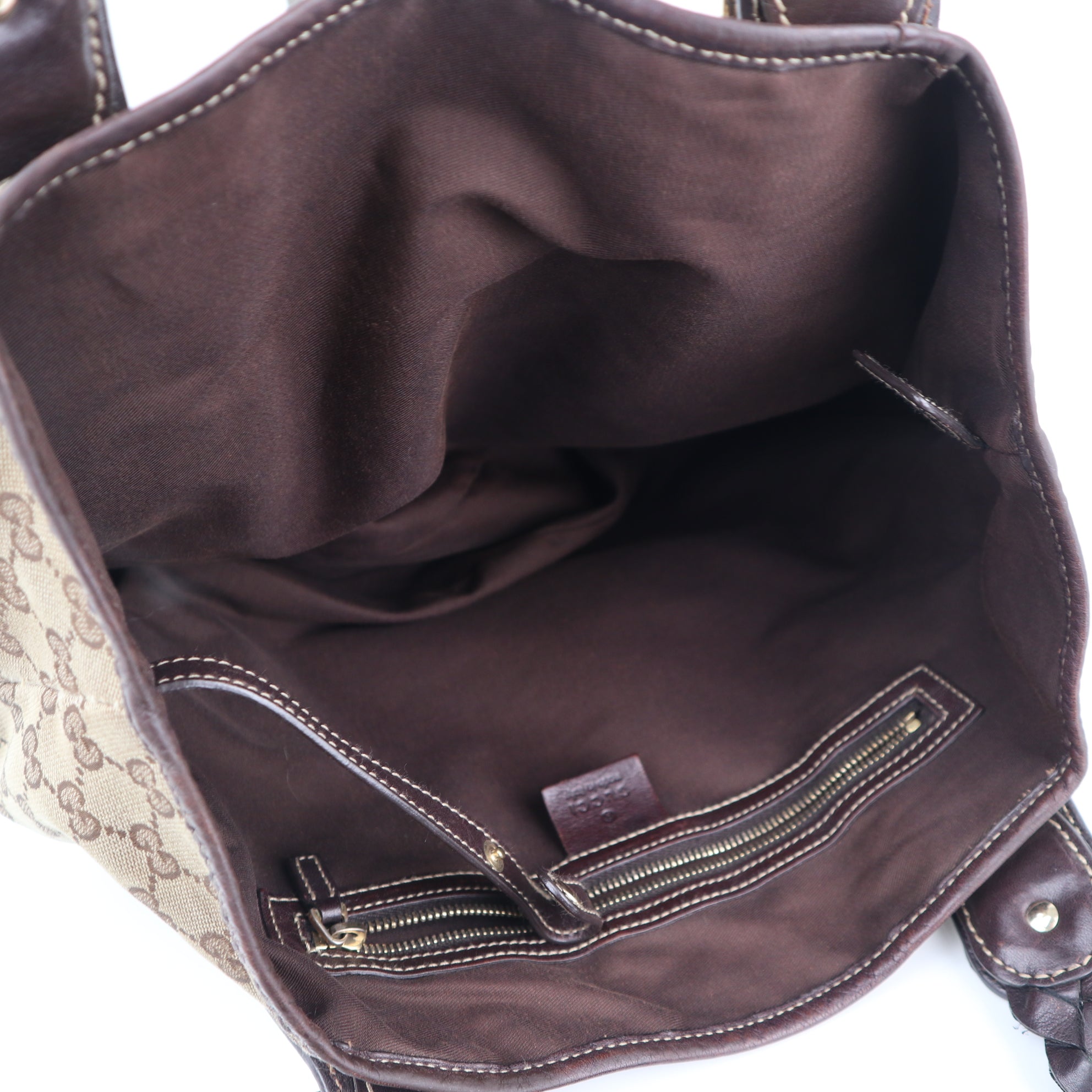 Gucci GG Canvas Pelham Shoulder Bag C1799 | Pre-Owned Very Good Brown GG Canvas