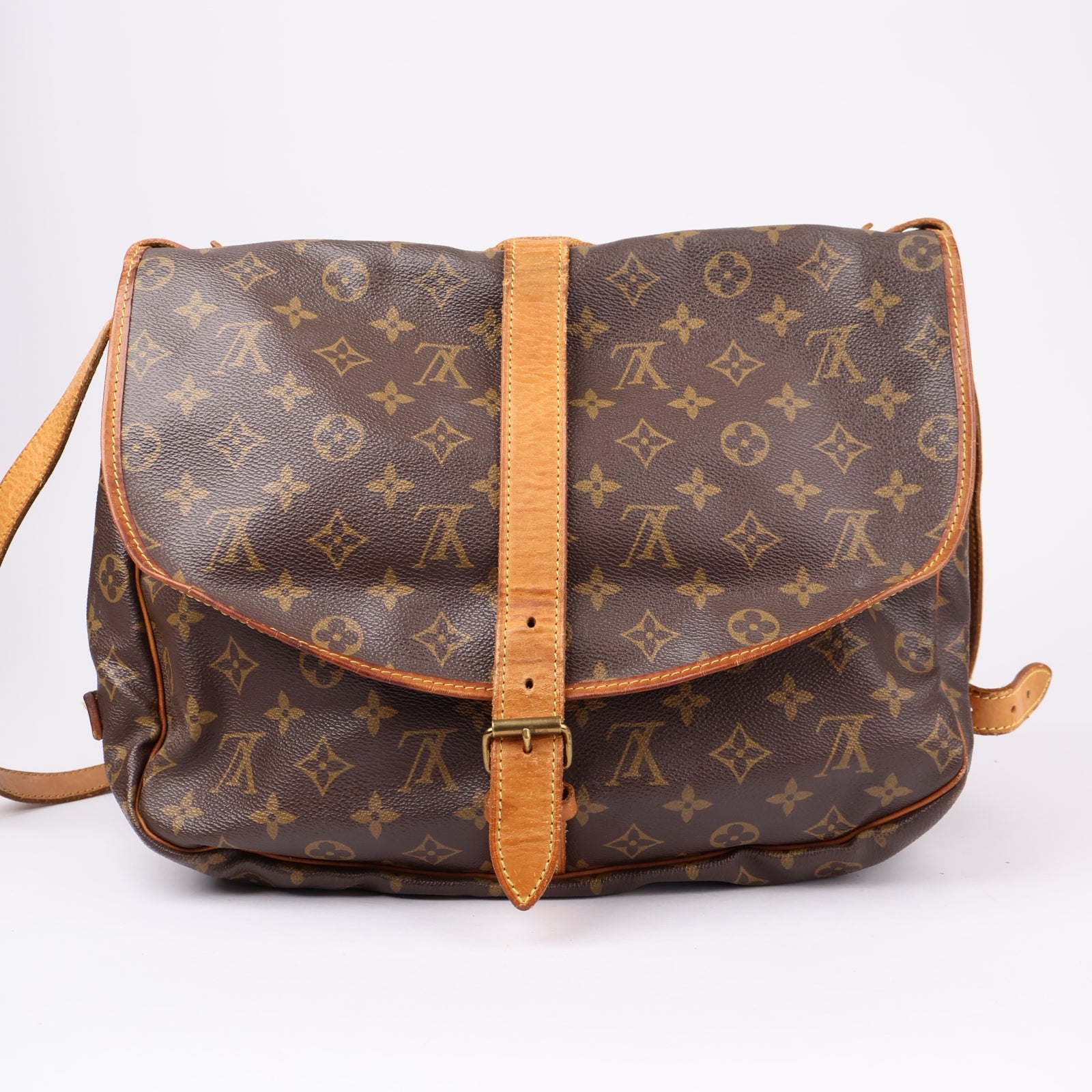 J1181-LOUIS VUITTON Monogram Canvas Samur 35 Crossbody Bag- Pre Owned