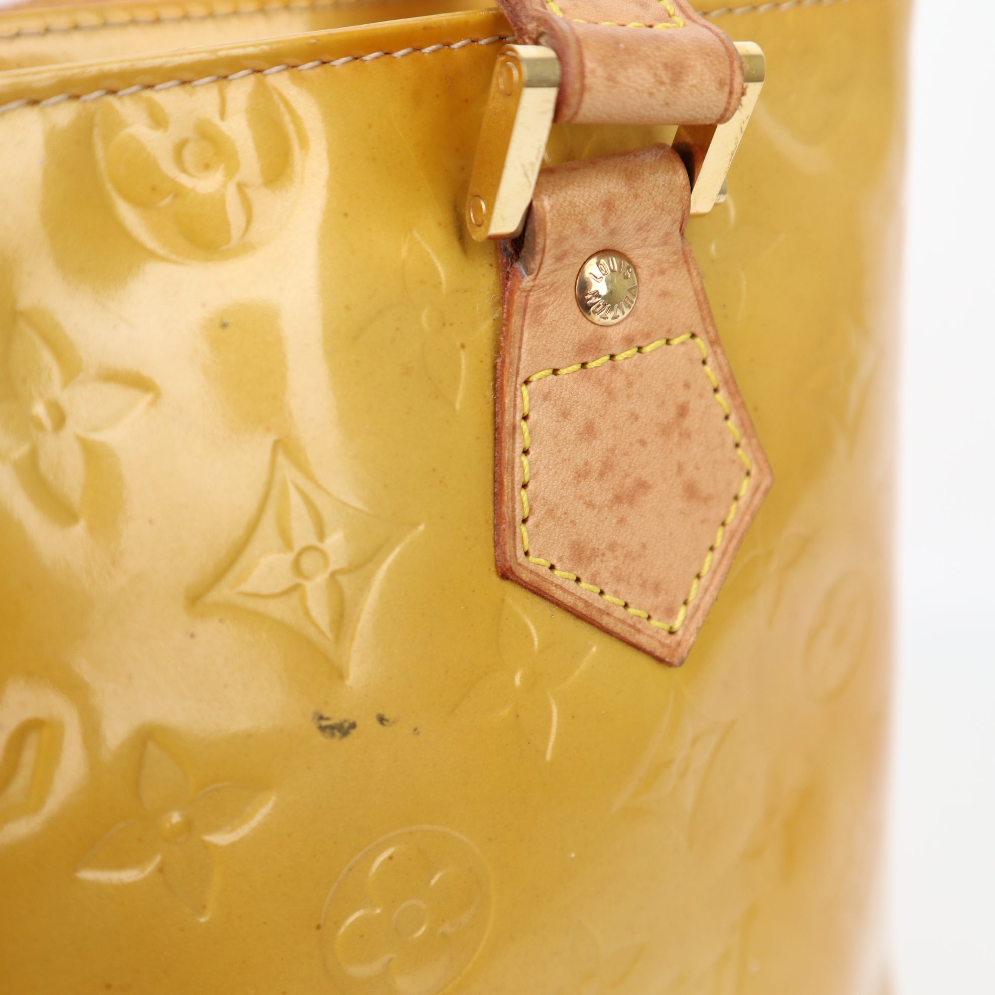 C1193 Louis Vuitton Mango Monogram Vernis Houston Bag-Pre Owned