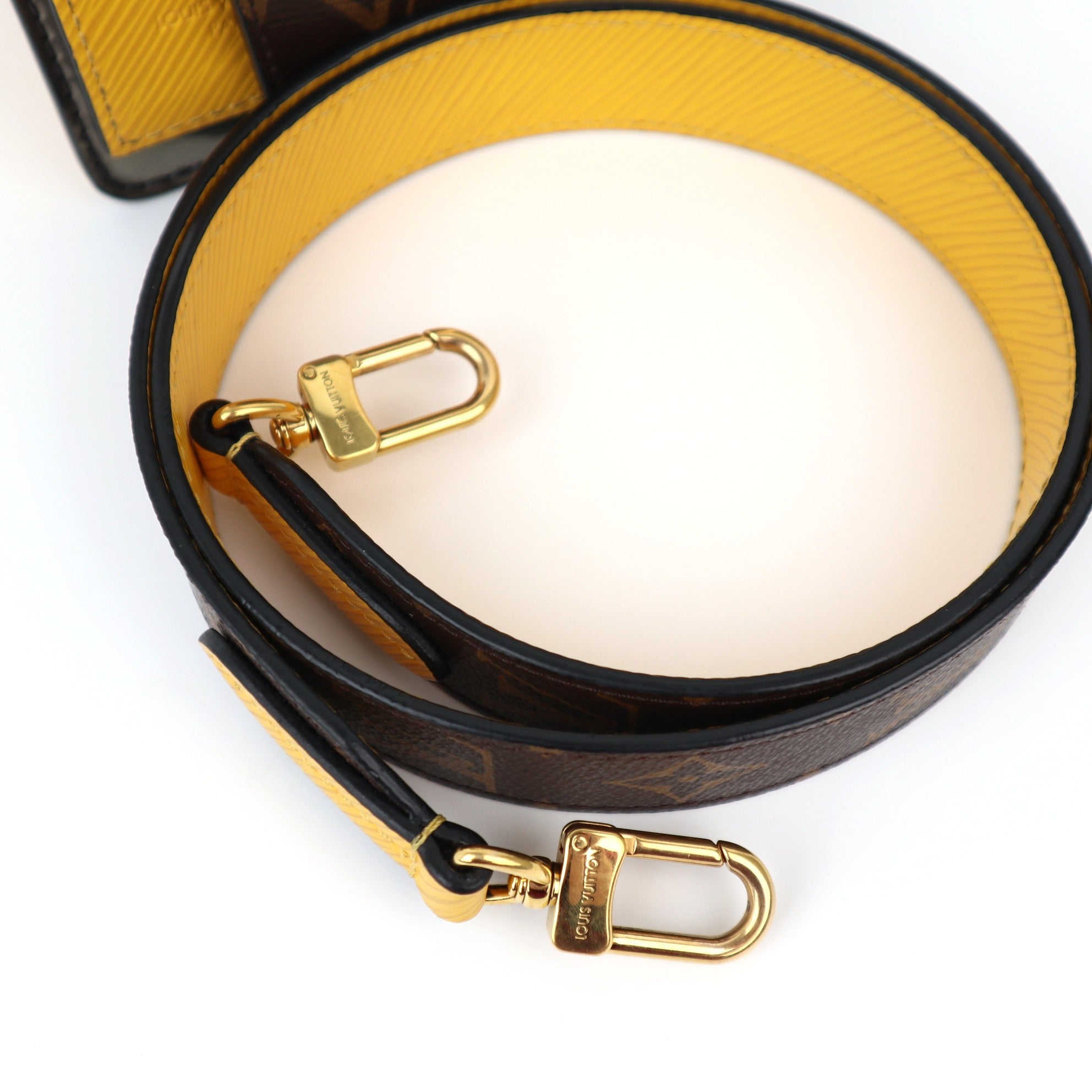 C1185 Louis Vuitton Vernis Epi Monogram Spring Street Bitume Metallise-Pre Owned