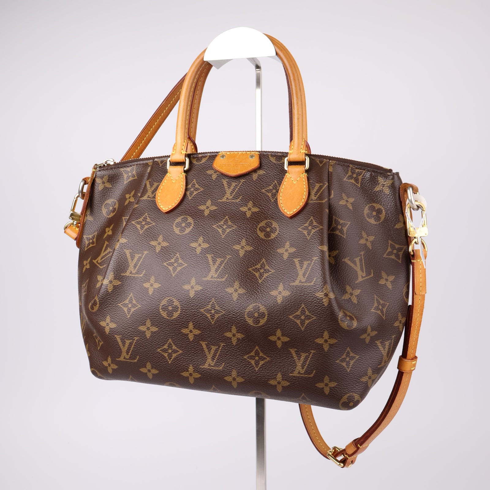 J1179-Louis Vuitton Louis Vuitton Turenne PM Monogram 2way Shoulder Bag Canvas Shoulder Bag