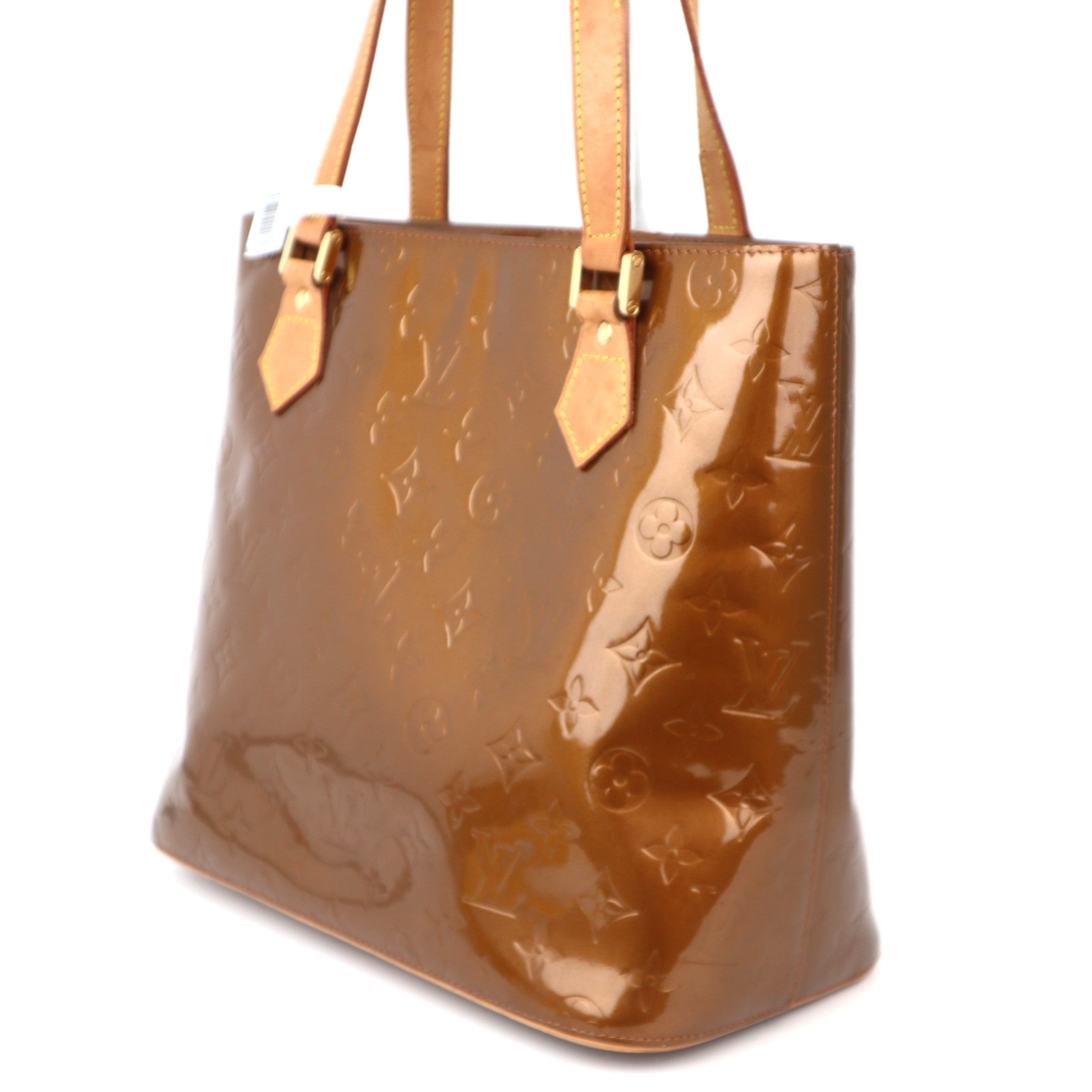 C1197 Louis Vuitton Bronze Monogram Vernis Houston Bag-Pre Owned