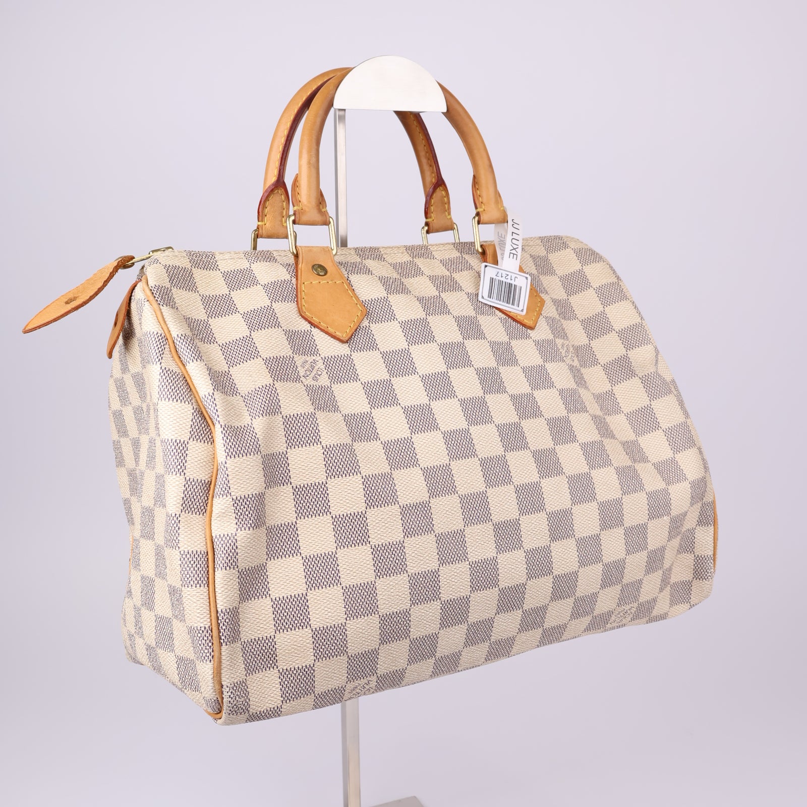 J1217 LOUIS VUITTON Damier Azur Speedy Bandouliere 30 Bag- Pre Owned