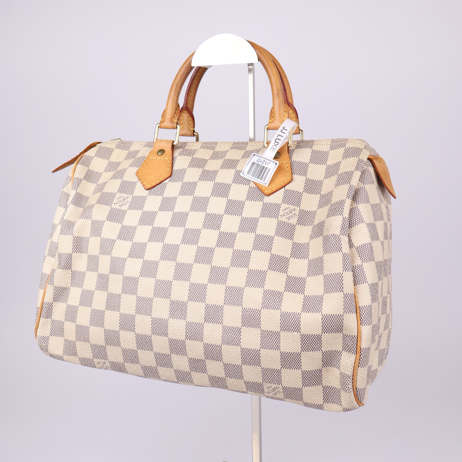 J1217 LOUIS VUITTON Damier Azur Speedy Bandouliere 30 Bag- Pre Owned