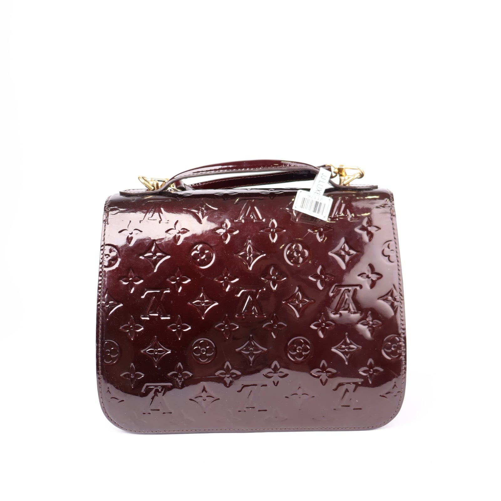 J1176-Louis Vuitton Purple Monogram Vernis Miranda- Pre Owned