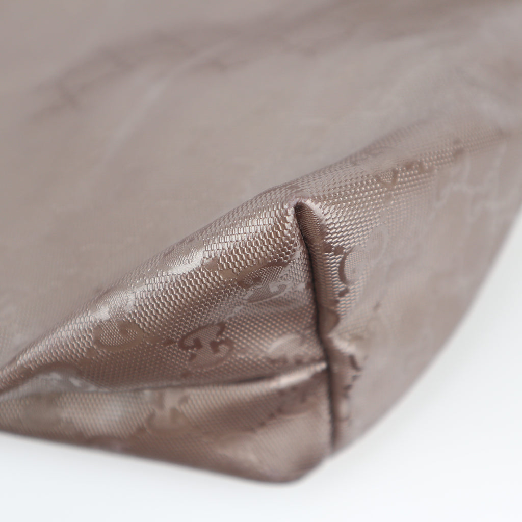 C2664 Gucci Tote Bag GG Imprimé Medium | Pre-Owned Excellent Light Purple Polyvinyl chloride (PVC) GG Imprimé