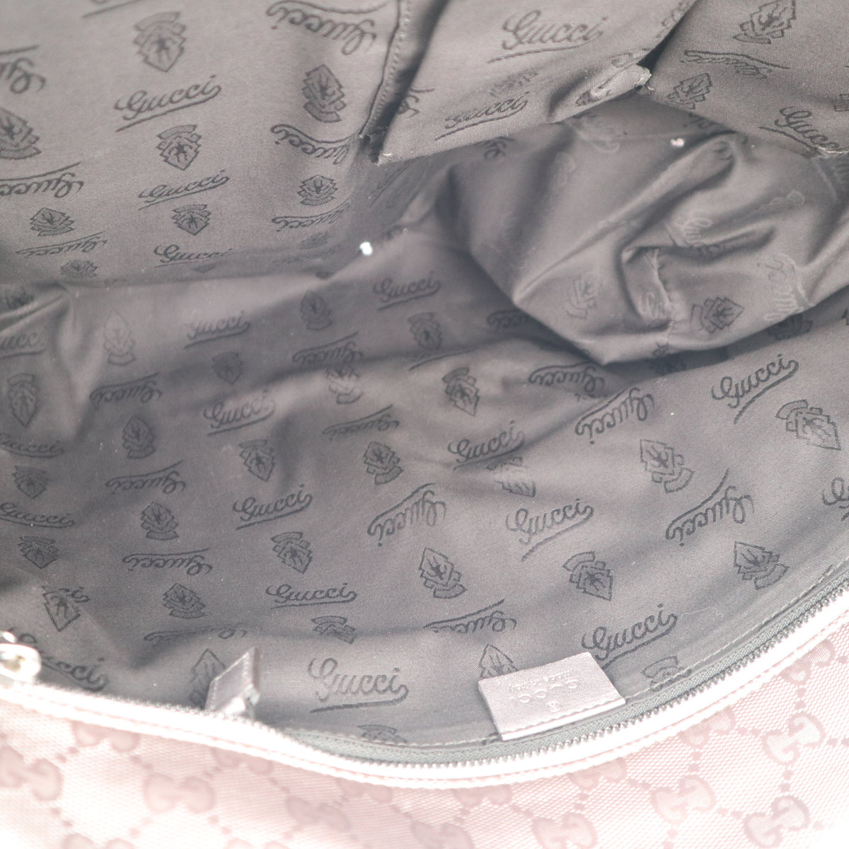 C2664 Gucci Tote Bag GG Imprimé Medium | Pre-Owned Excellent Light Purple Polyvinyl chloride (PVC) GG Imprimé