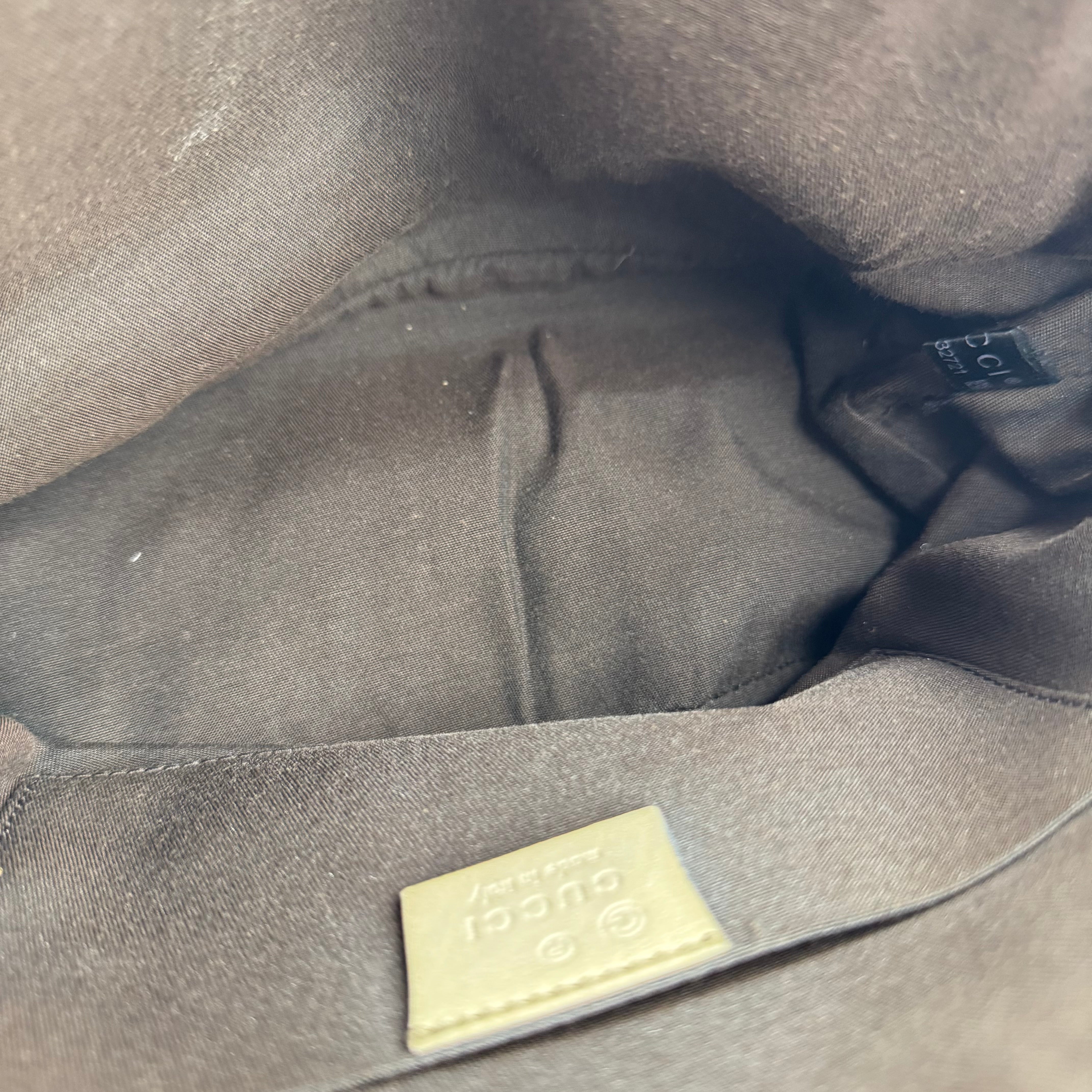 J3547 Gucci Dome Leather Handle Crossbody- Pre Owned